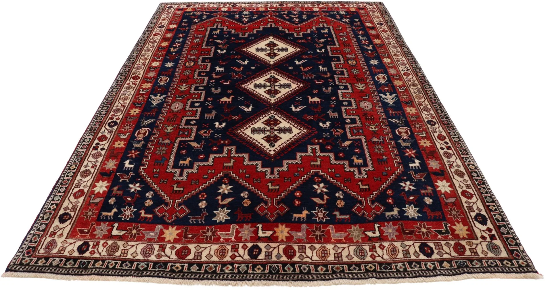 perserteppich-sirjan-158-x-237-cm-schurwolle-handgeknupft-neu-33 Persian Rug — hand-knotted, 158 × 237 cm, Wool