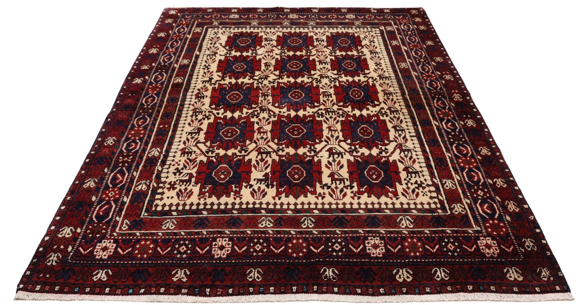 perserteppich-sirjan-155-x-210-cm-schurwolle-handgeknupft-neu-33 Hand-Knotted Wool Persian Rug, 155 × 210 cm