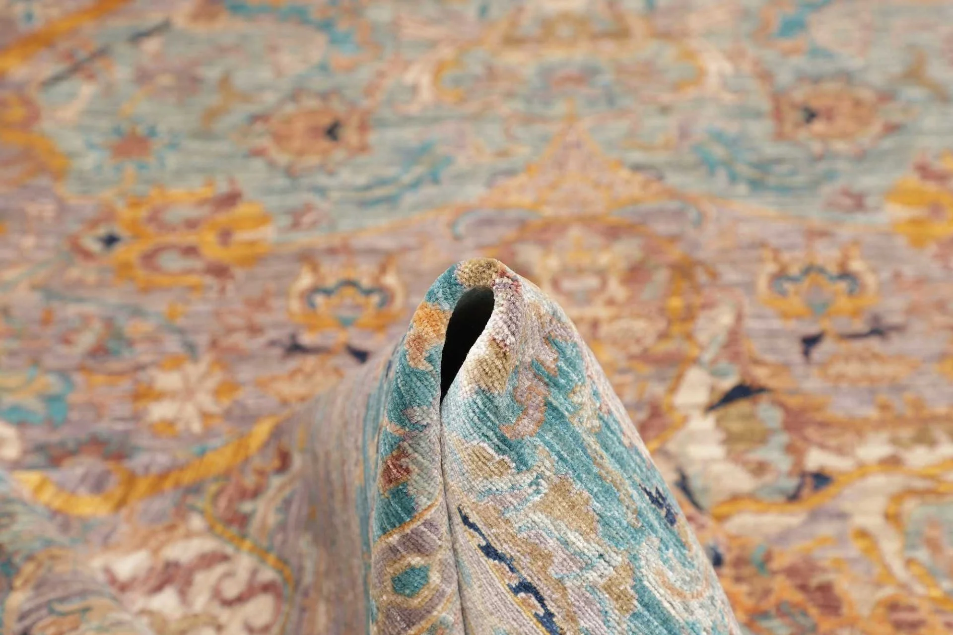 Samarkand Pakistani Rug 201 × 241 cm, Wool, hand-knotted