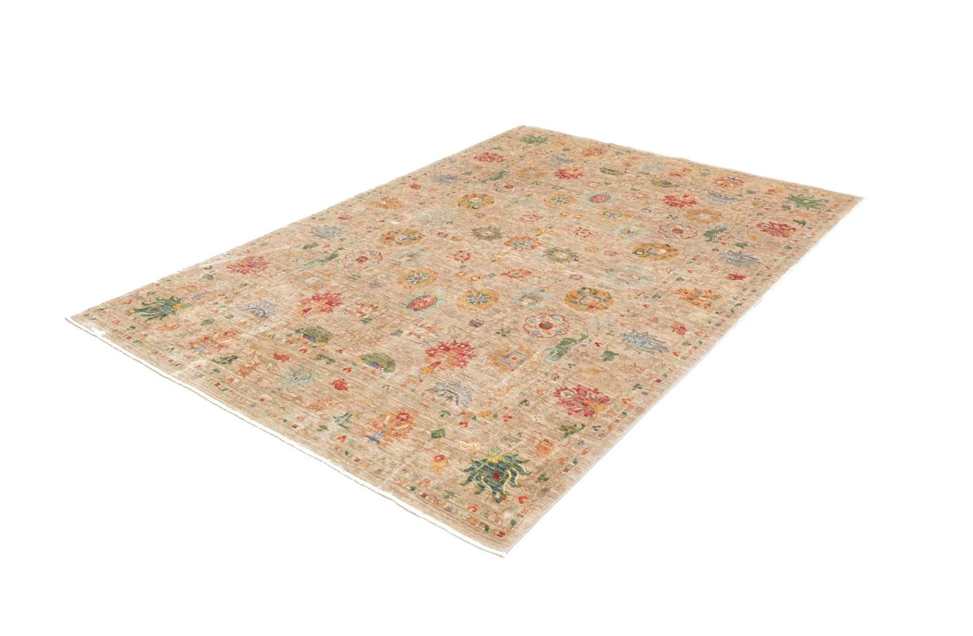 Samarkand Pakistani Rug 173 × 238 cm, Wool, hand-knotted