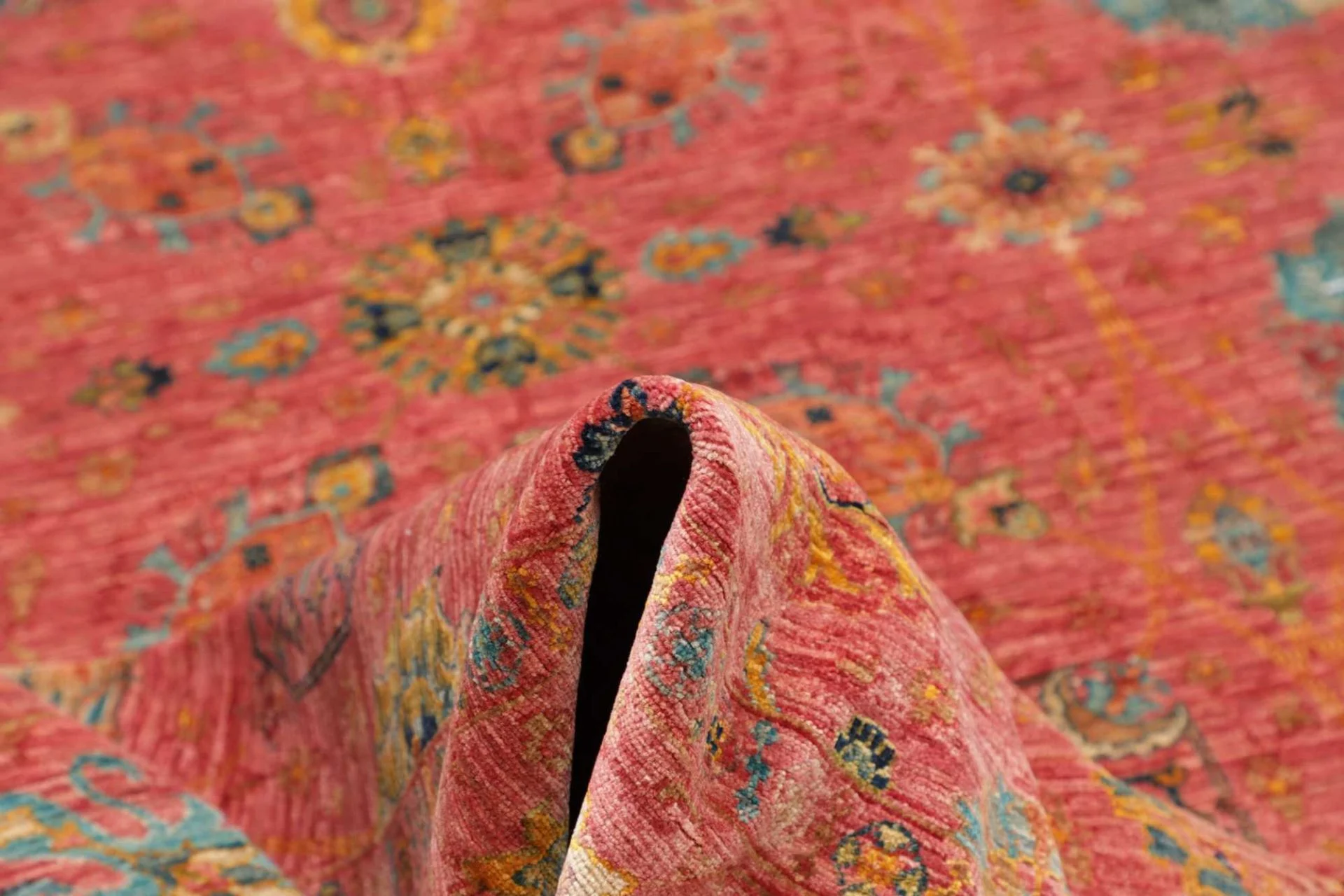 Samarkand Pakistani Rug — hand-knotted, 201 × 296 cm, Wool