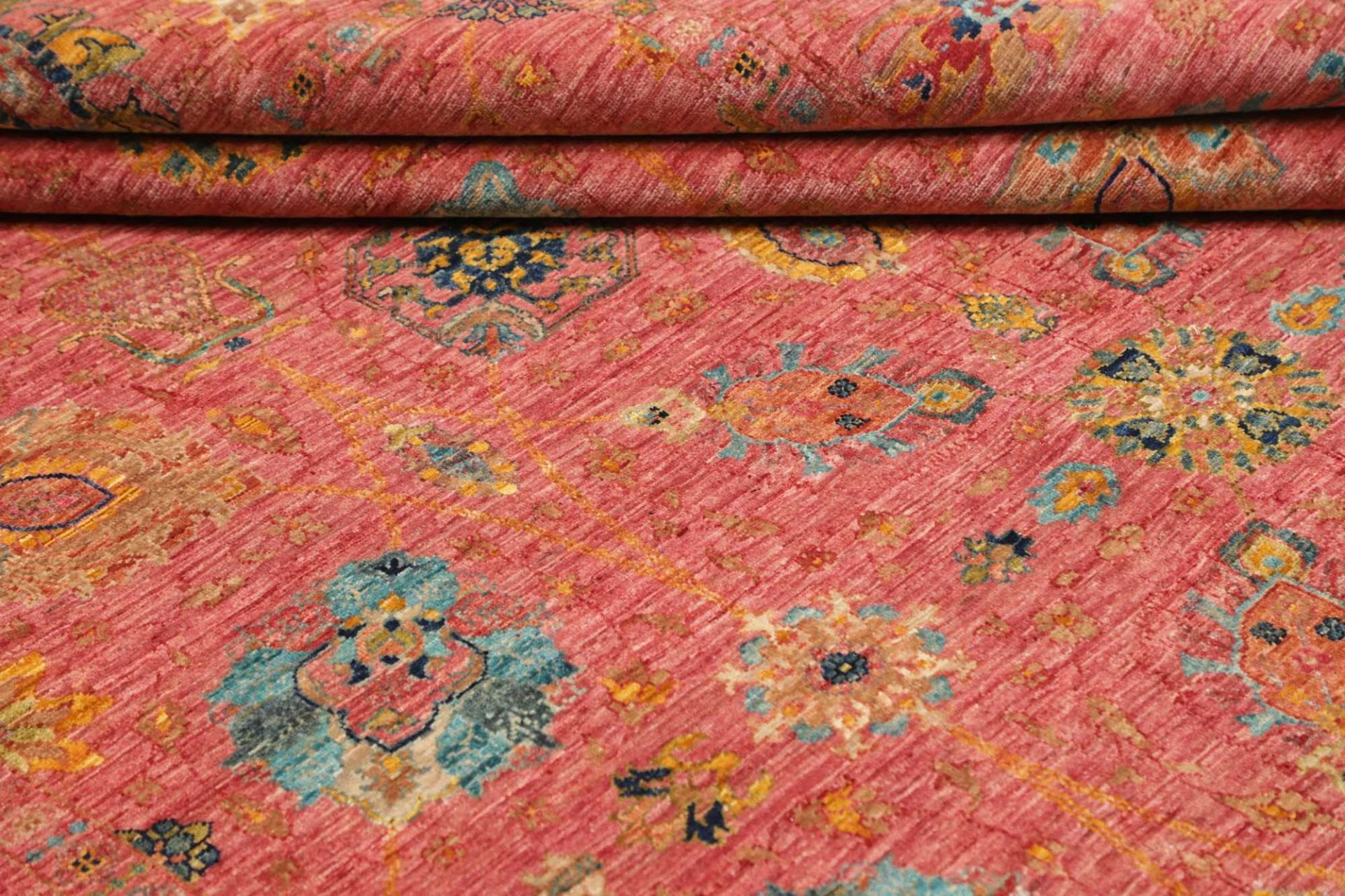 Samarkand Pakistani Rug — hand-knotted, 201 × 296 cm, Wool