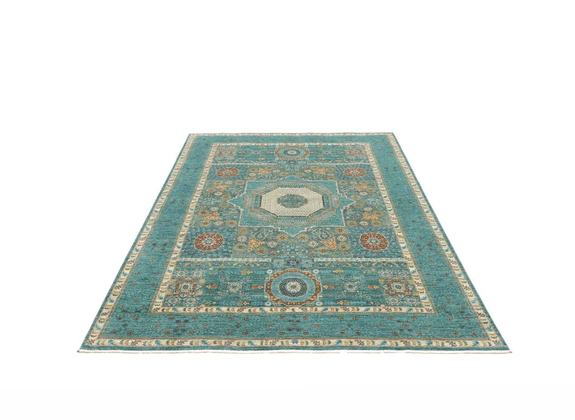Mamluk Pakistani Rug — hand-knotted, 170 × 239 cm, Wool