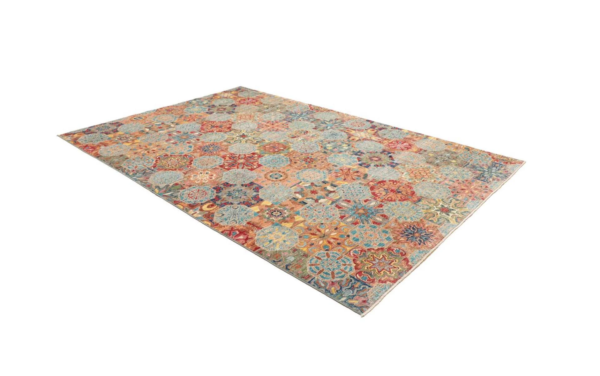 Samarkand Pakistani Rug 203 × 294 cm, Wool, hand-knotted