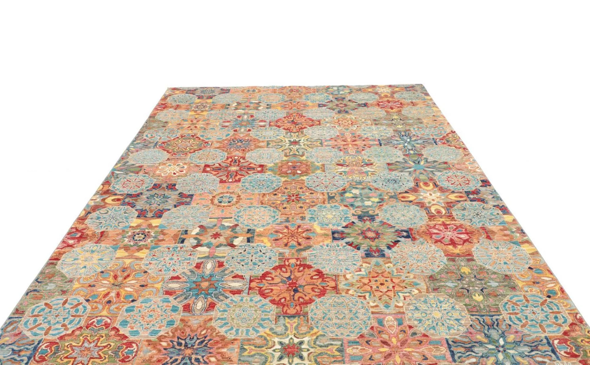 Samarkand Pakistani Rug 203 × 294 cm, Wool, hand-knotted