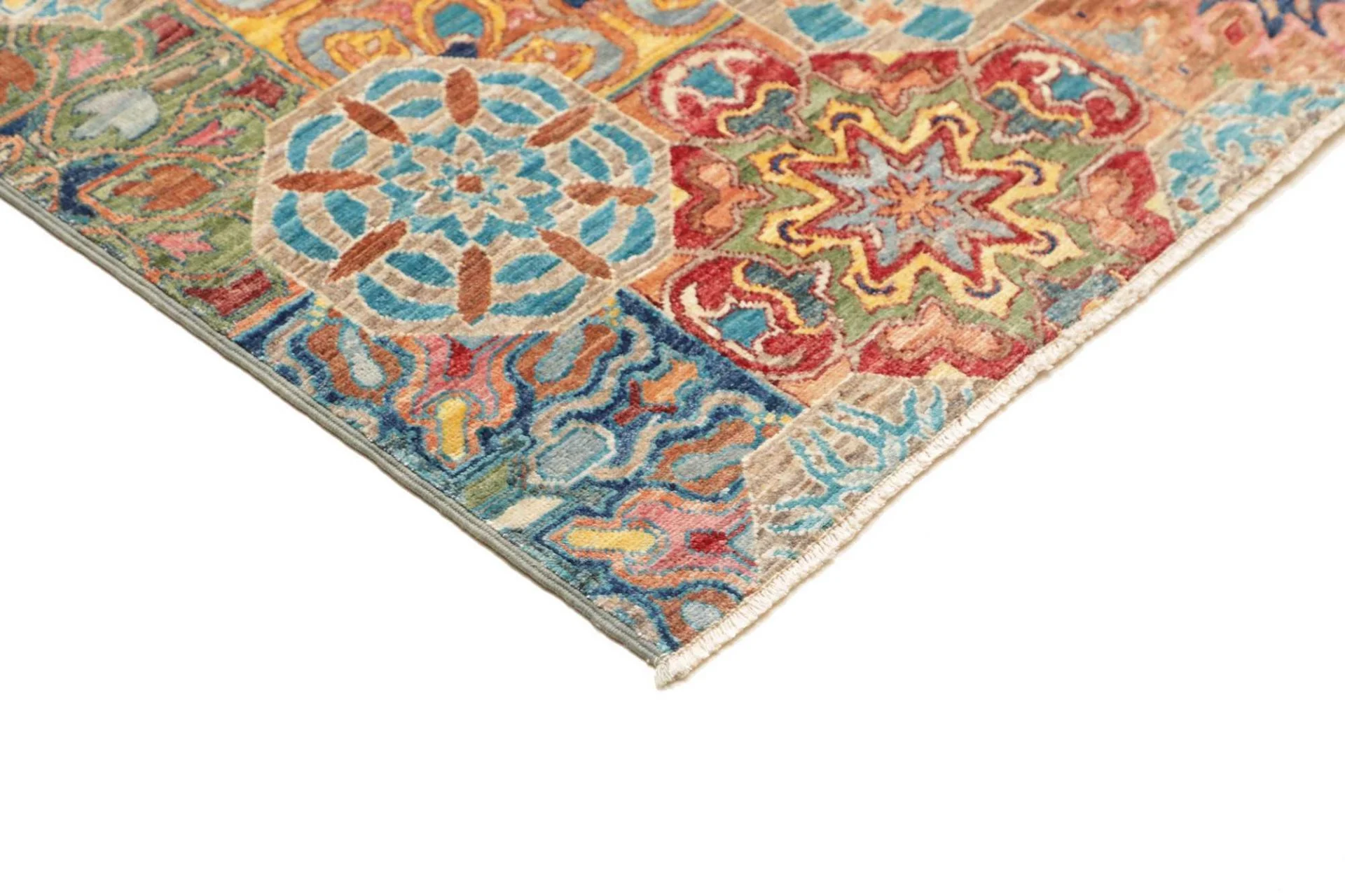 Samarkand Pakistani Rug 203 × 294 cm, Wool, hand-knotted