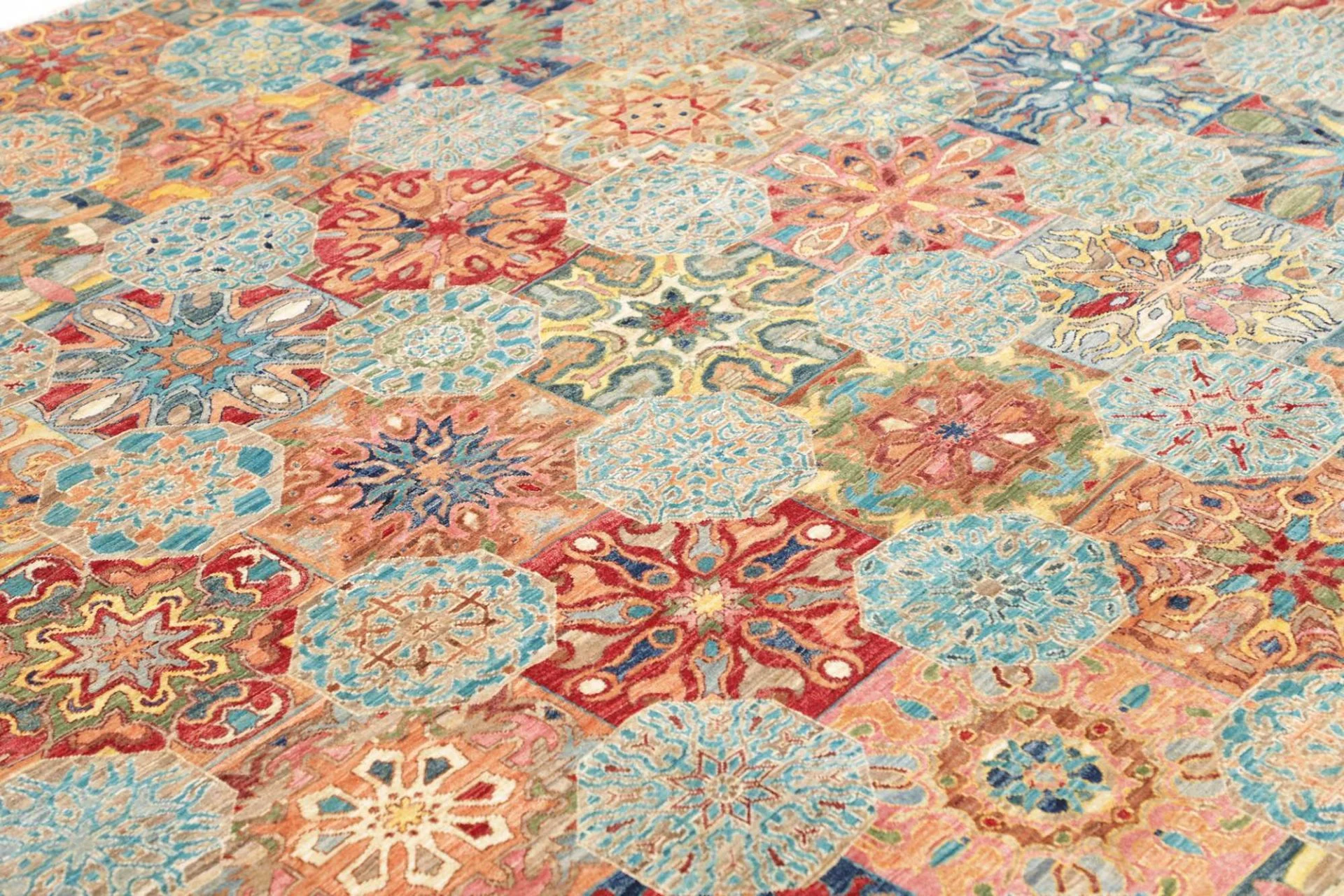 Samarkand Pakistani Rug 203 × 294 cm, Wool, hand-knotted