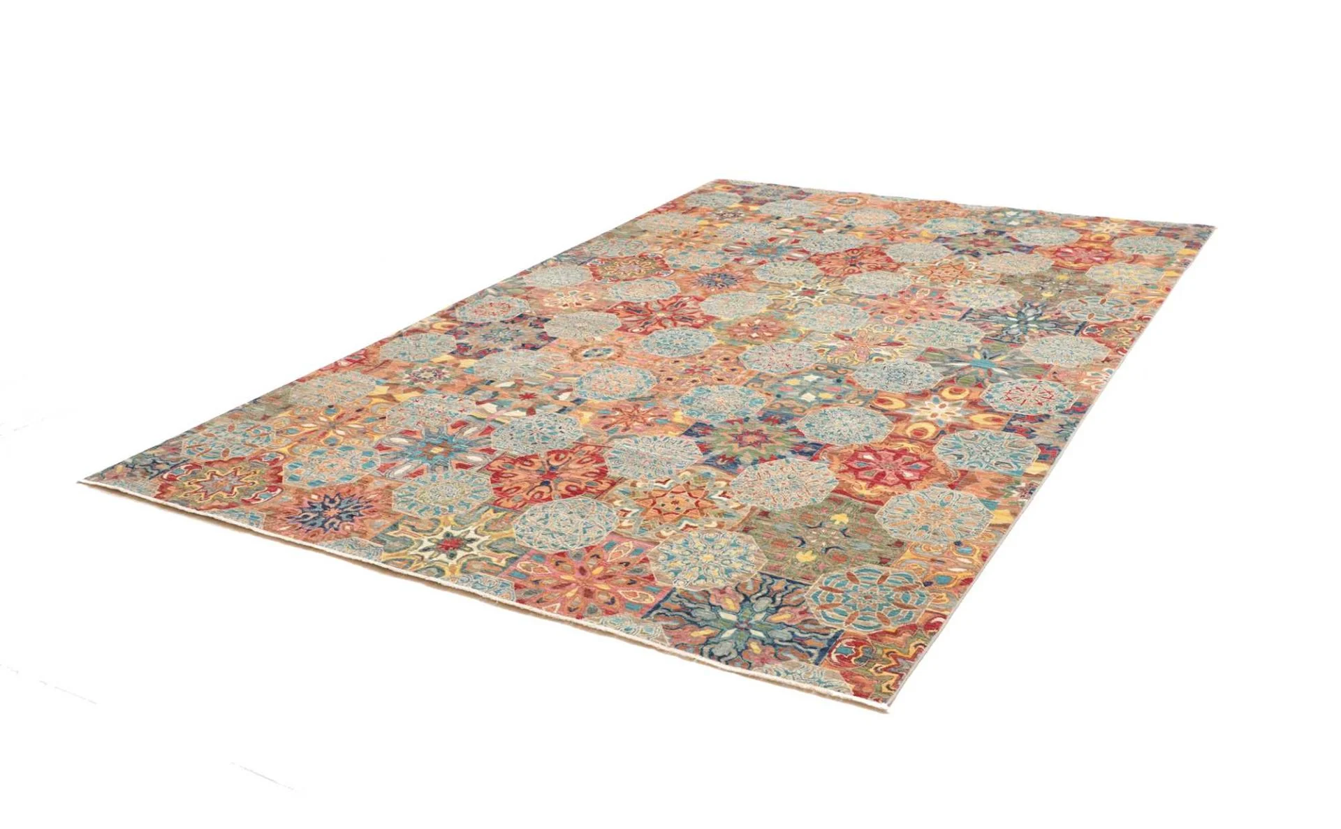 Samarkand Pakistani Rug 200 × 294 cm, Wool, hand-knotted