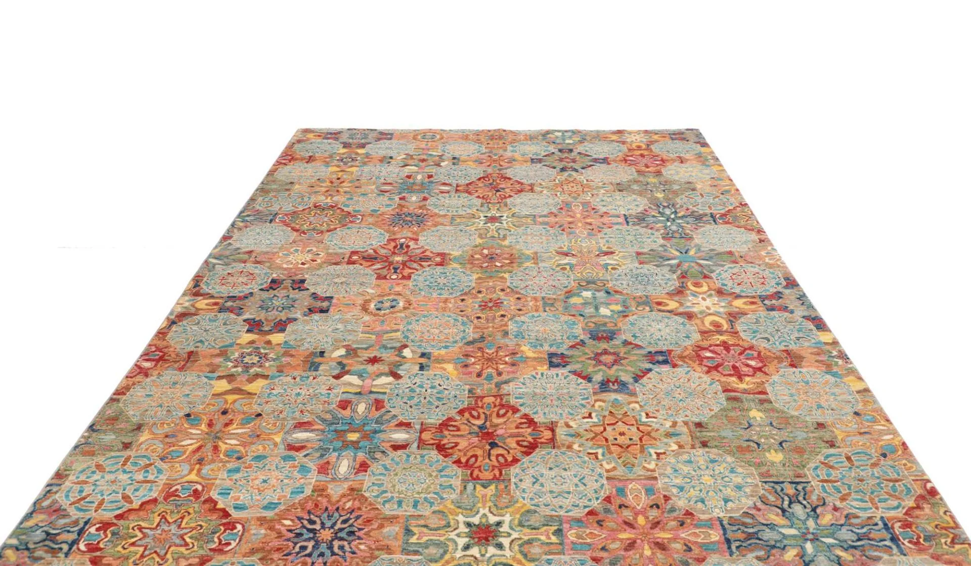 Samarkand Pakistani Rug 200 × 294 cm, Wool, hand-knotted