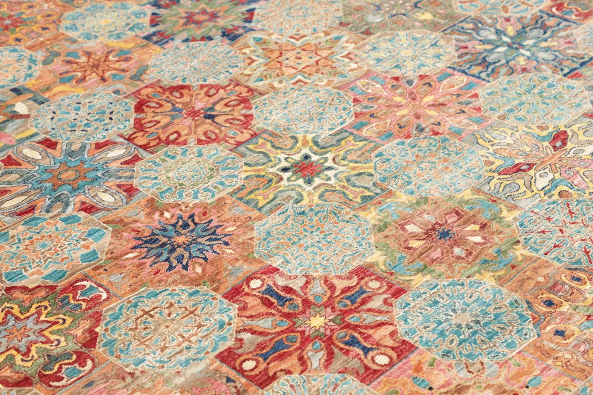 Samarkand Pakistani Rug 200 × 294 cm, Wool, hand-knotted