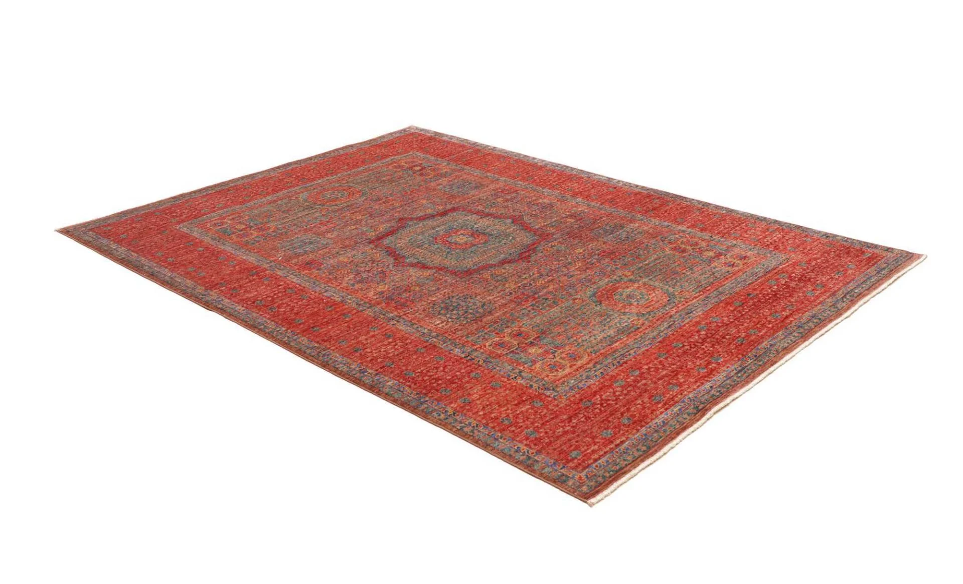 Mamluk Pakistani Rug 176 × 239 cm, Wool, hand-knotted