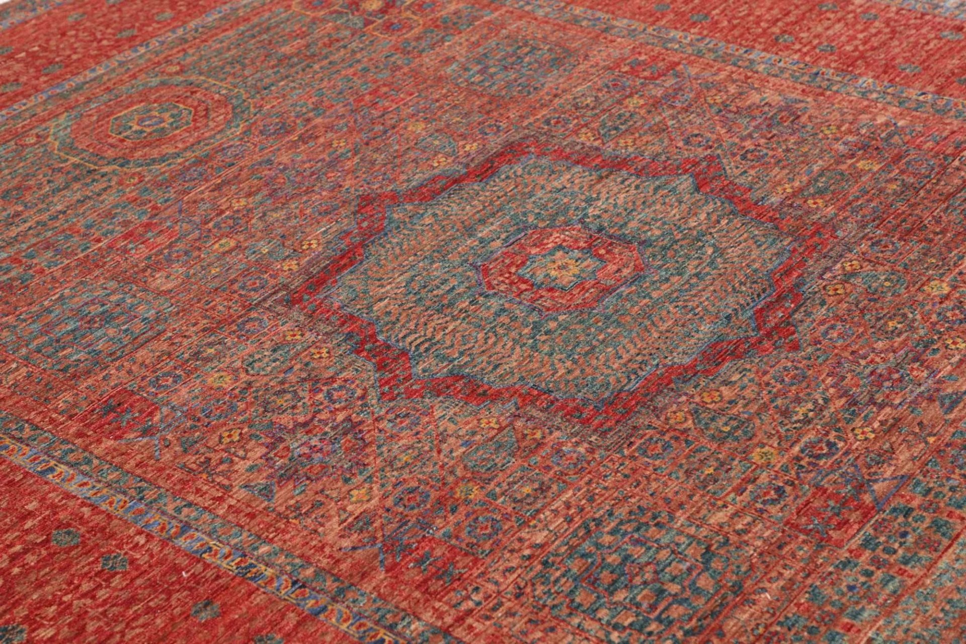 Mamluk Pakistani Rug 176 × 239 cm, Wool, hand-knotted