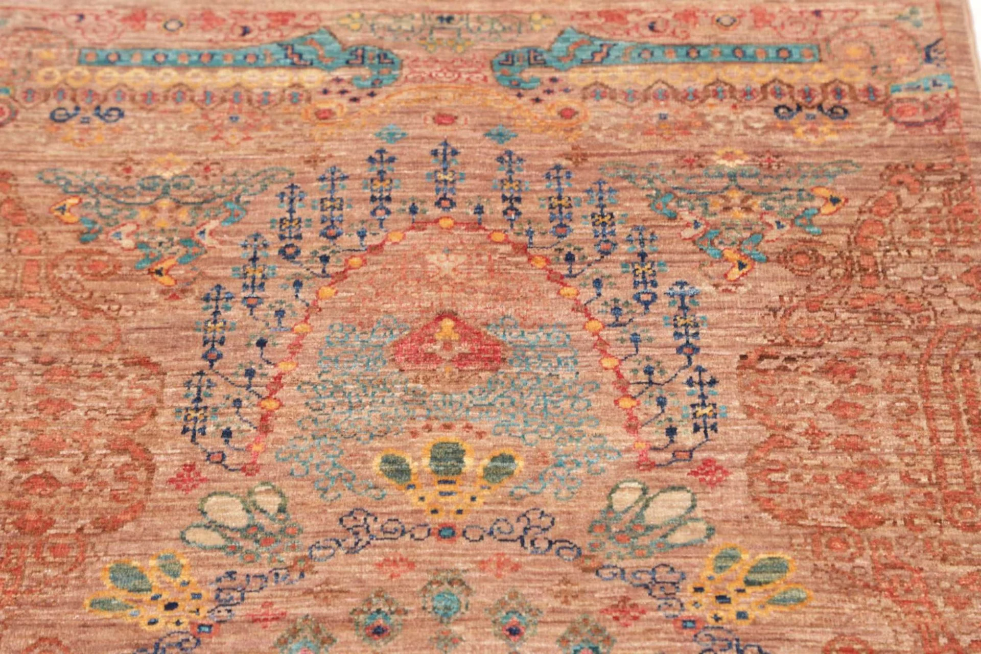 Samarkand Pakistani Rug — hand-knotted, 79 × 295 cm, Wool