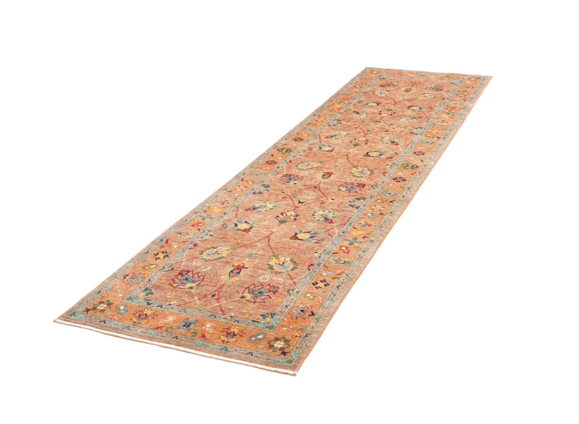 Samarkand Pakistani Rug 81 × 294 cm, Wool, hand-knotted