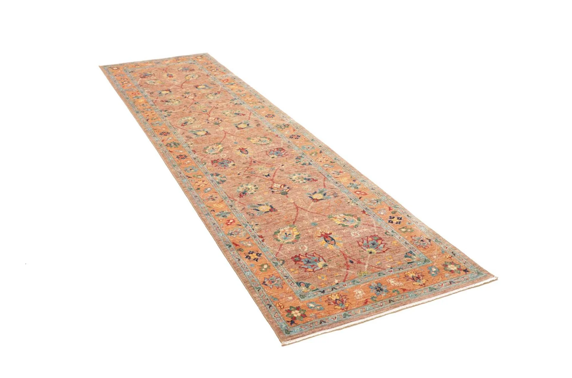 Samarkand Pakistani Rug 81 × 294 cm, Wool, hand-knotted