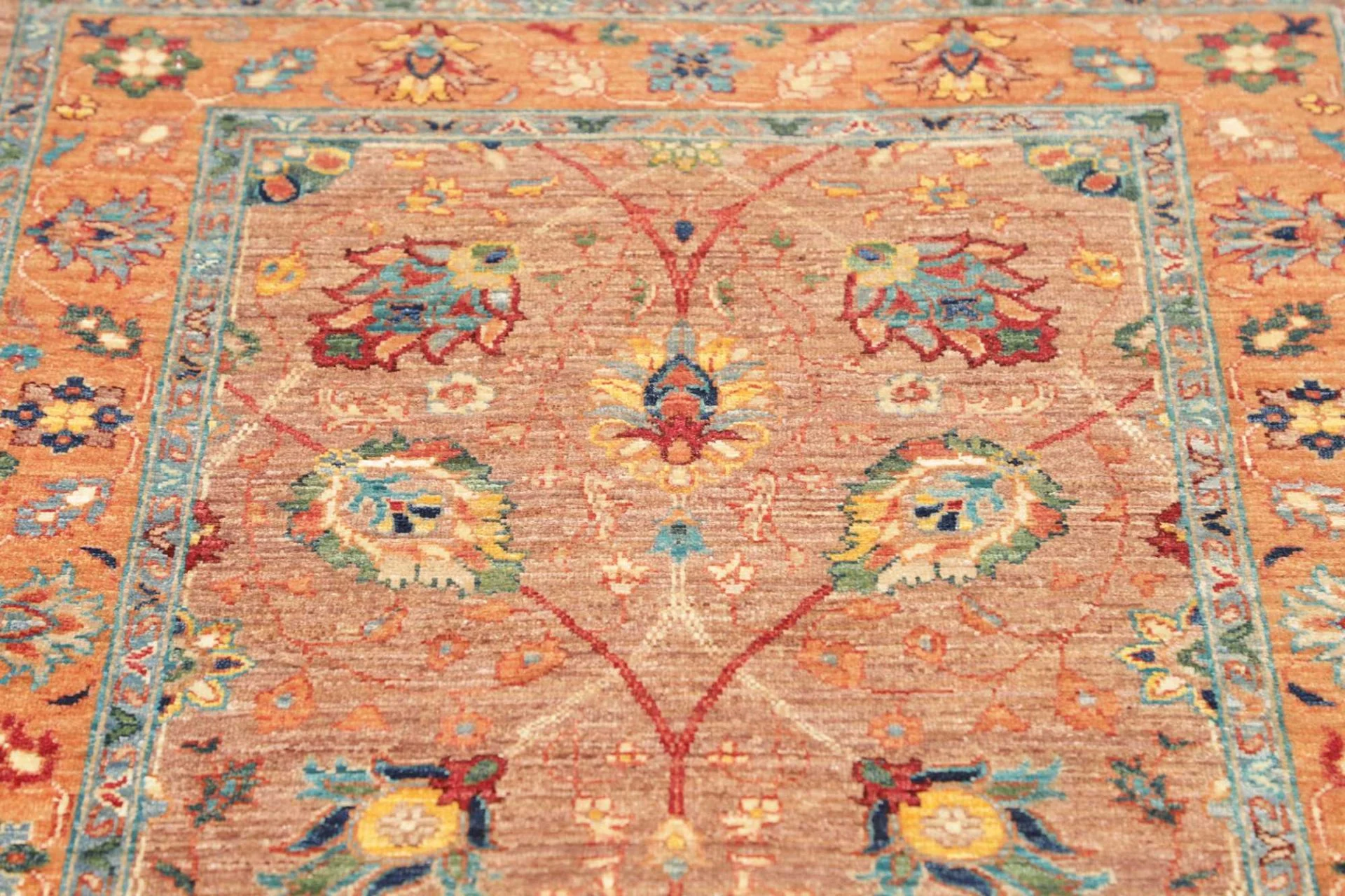 Samarkand Pakistani Rug 81 × 294 cm, Wool, hand-knotted