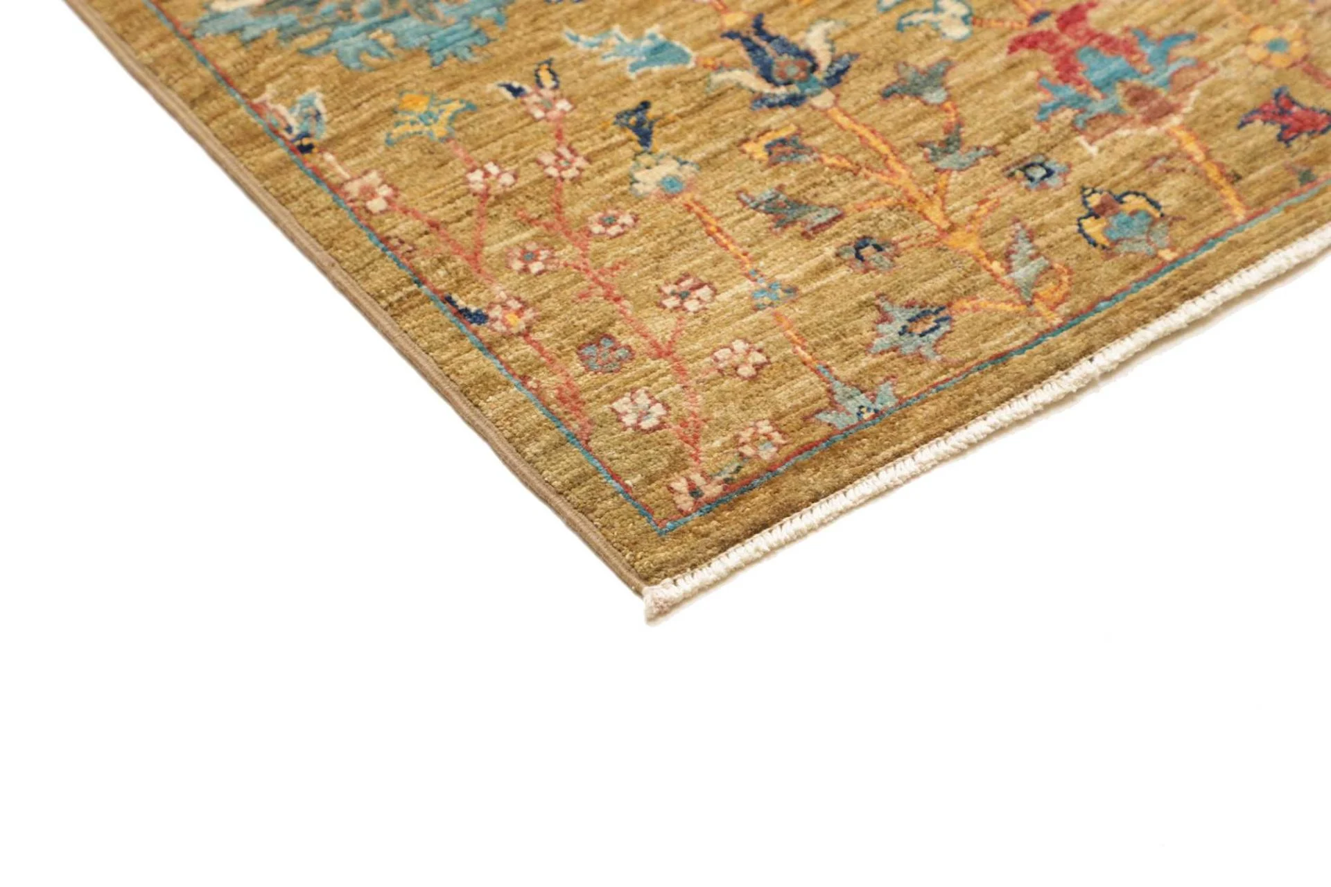 Samarkand Pakistani Rug — hand-knotted, 82 × 298 cm, Wool