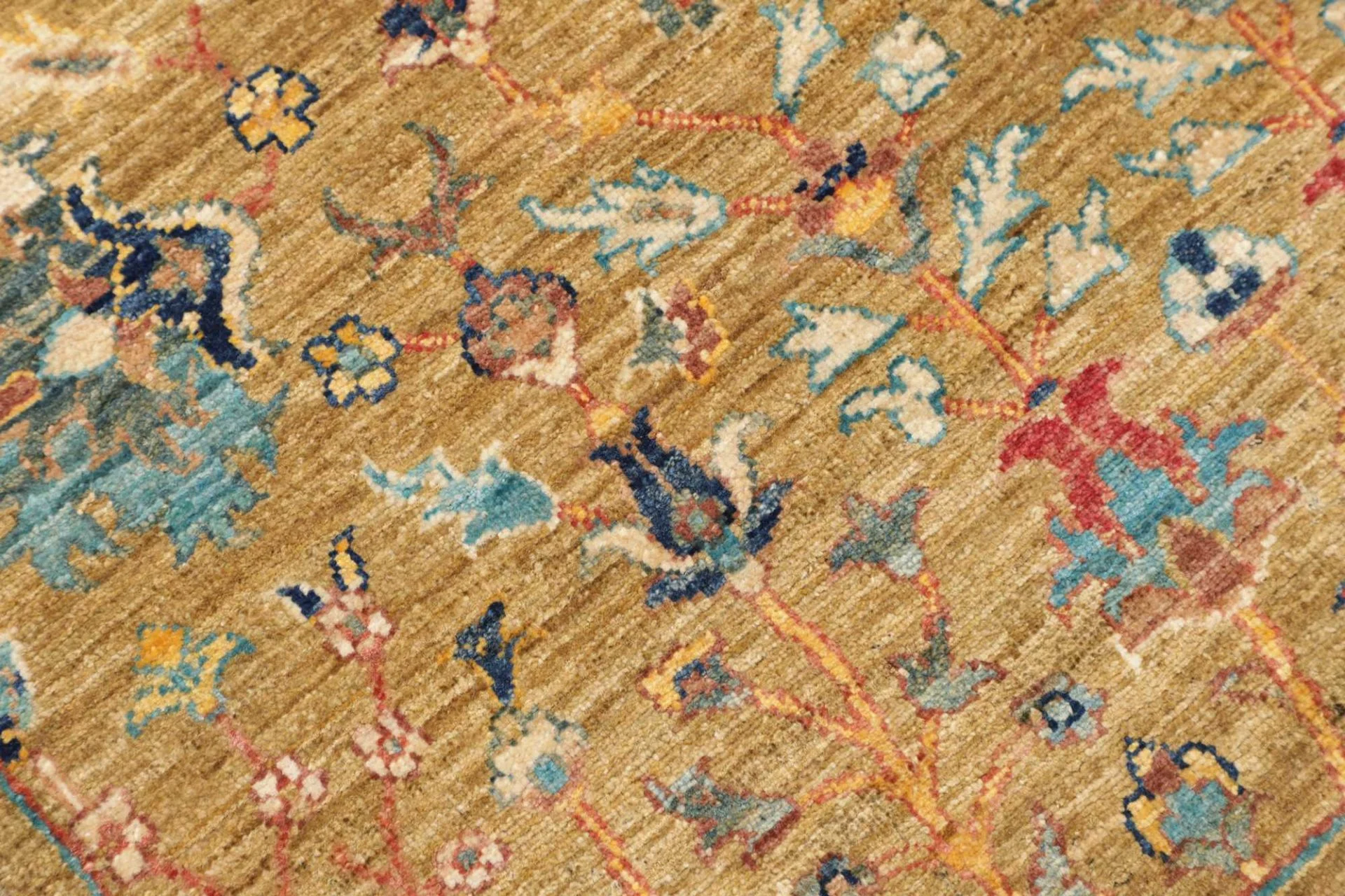 Samarkand Pakistani Rug — hand-knotted, 82 × 298 cm, Wool