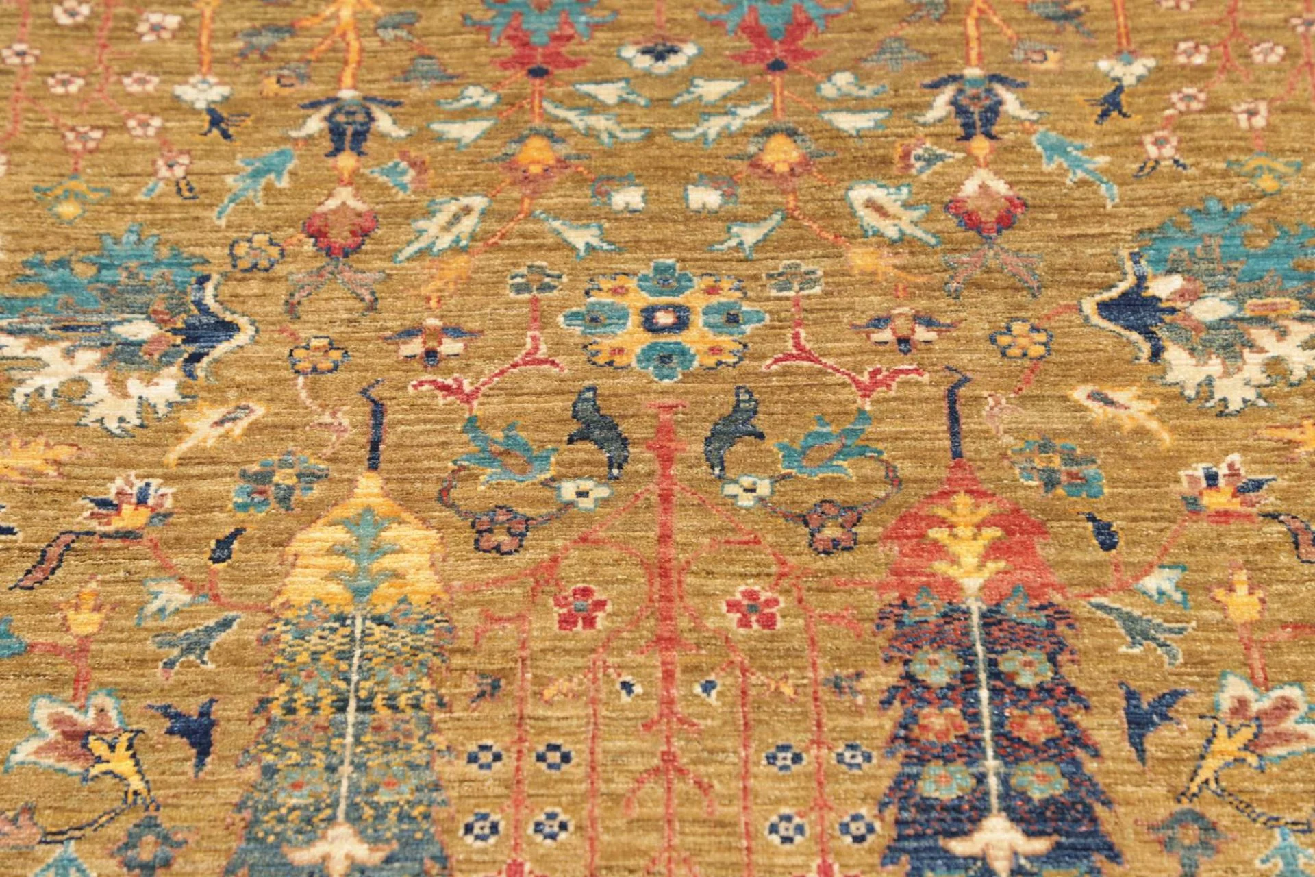 Samarkand Pakistani Rug — hand-knotted, 82 × 298 cm, Wool