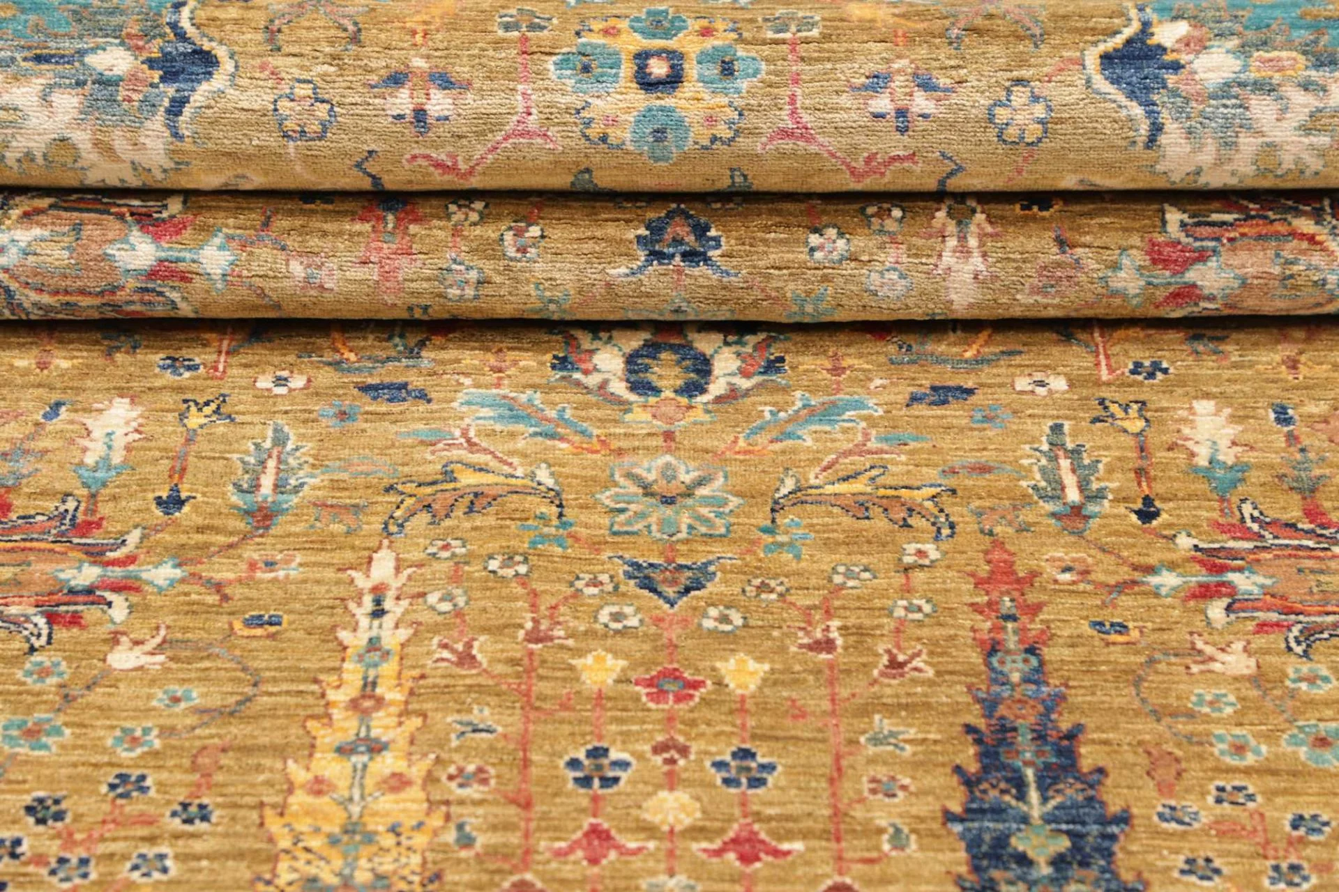Samarkand Pakistani Rug — hand-knotted, 82 × 298 cm, Wool