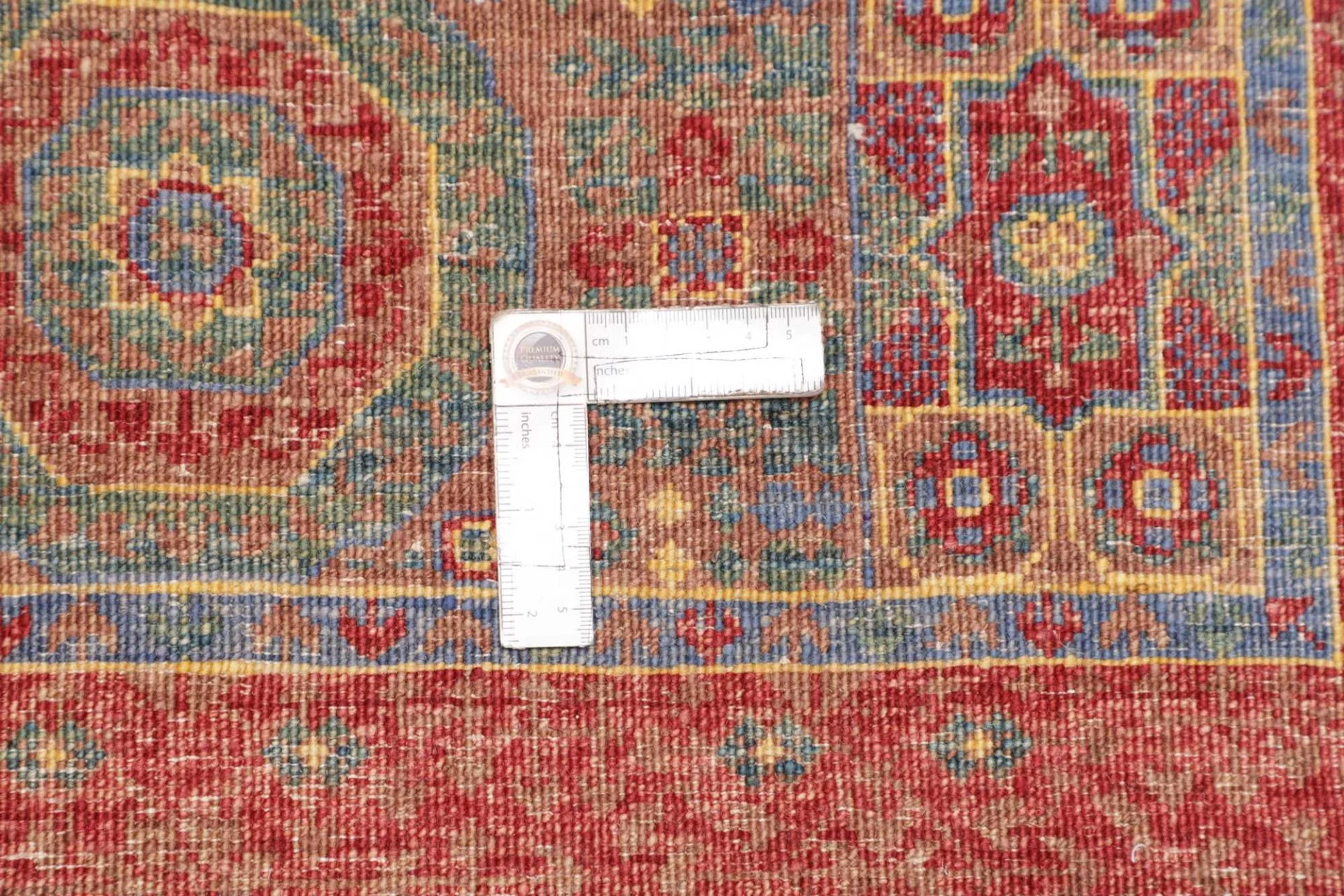 Hand-Knotted Wool Mamluk Pakistani Rug, 82 × 299 cm