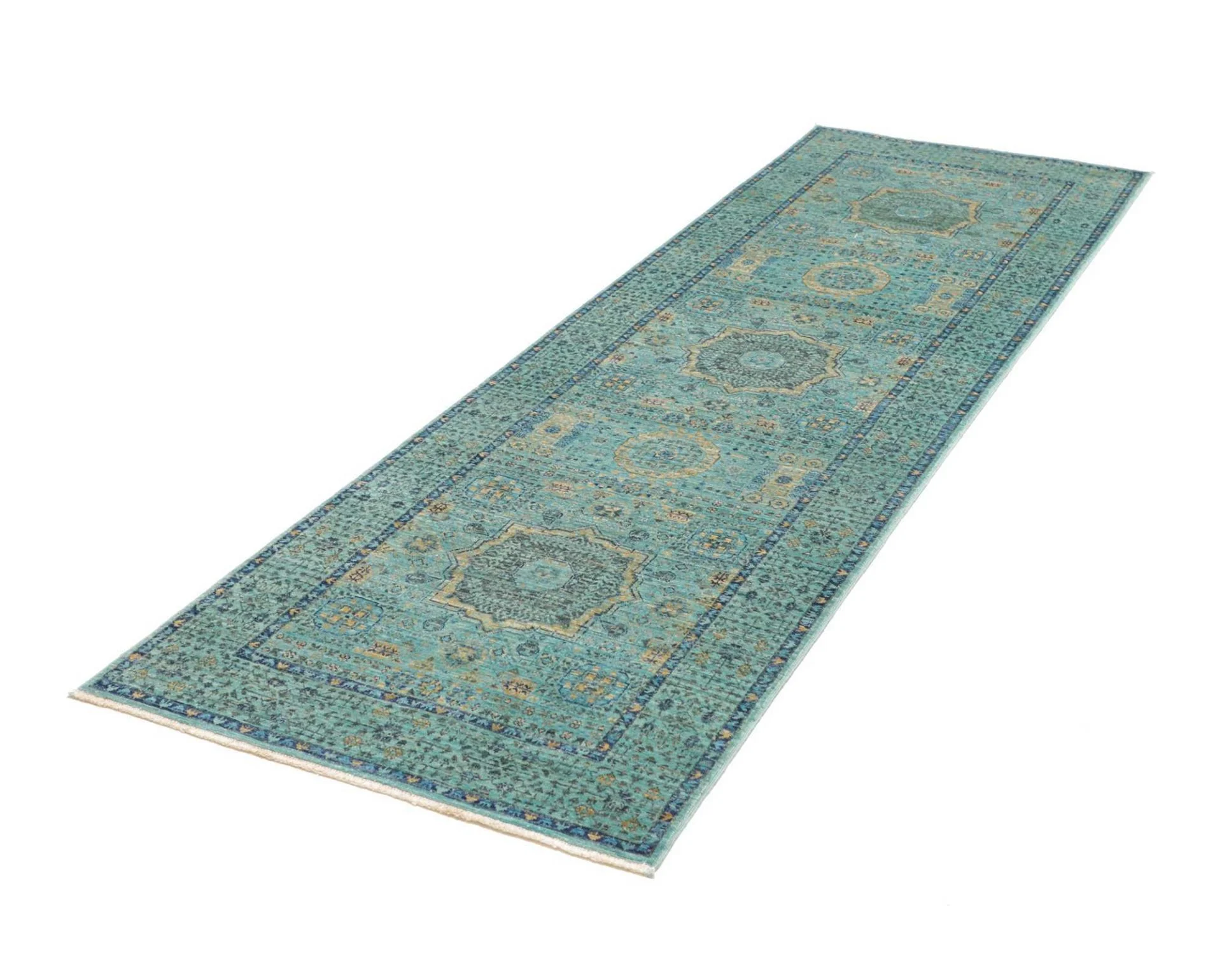 Mamluk Pakistani Rug 81 × 247 cm, Wool, hand-knotted