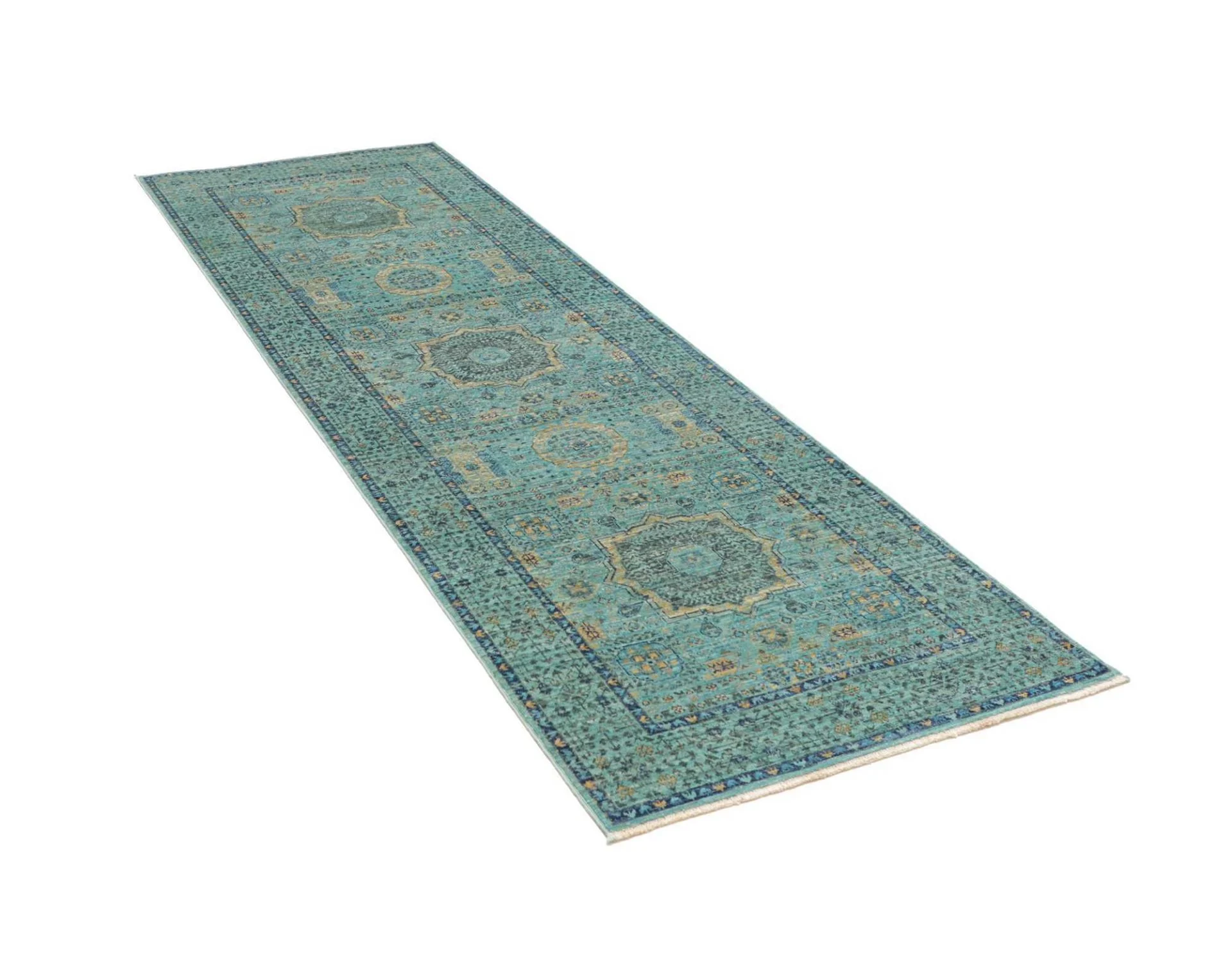 Mamluk Pakistani Rug 81 × 247 cm, Wool, hand-knotted