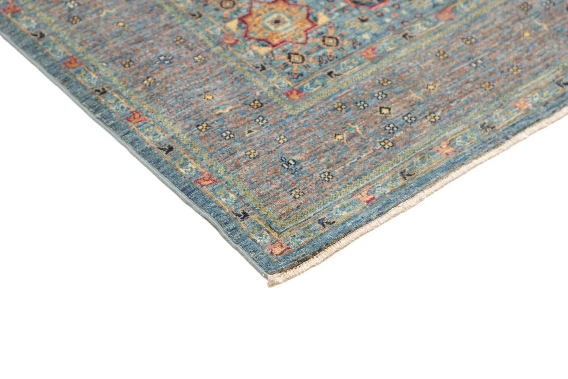 Mamluk Pakistani Rug 125 × 189 cm, Wool, hand-knotted