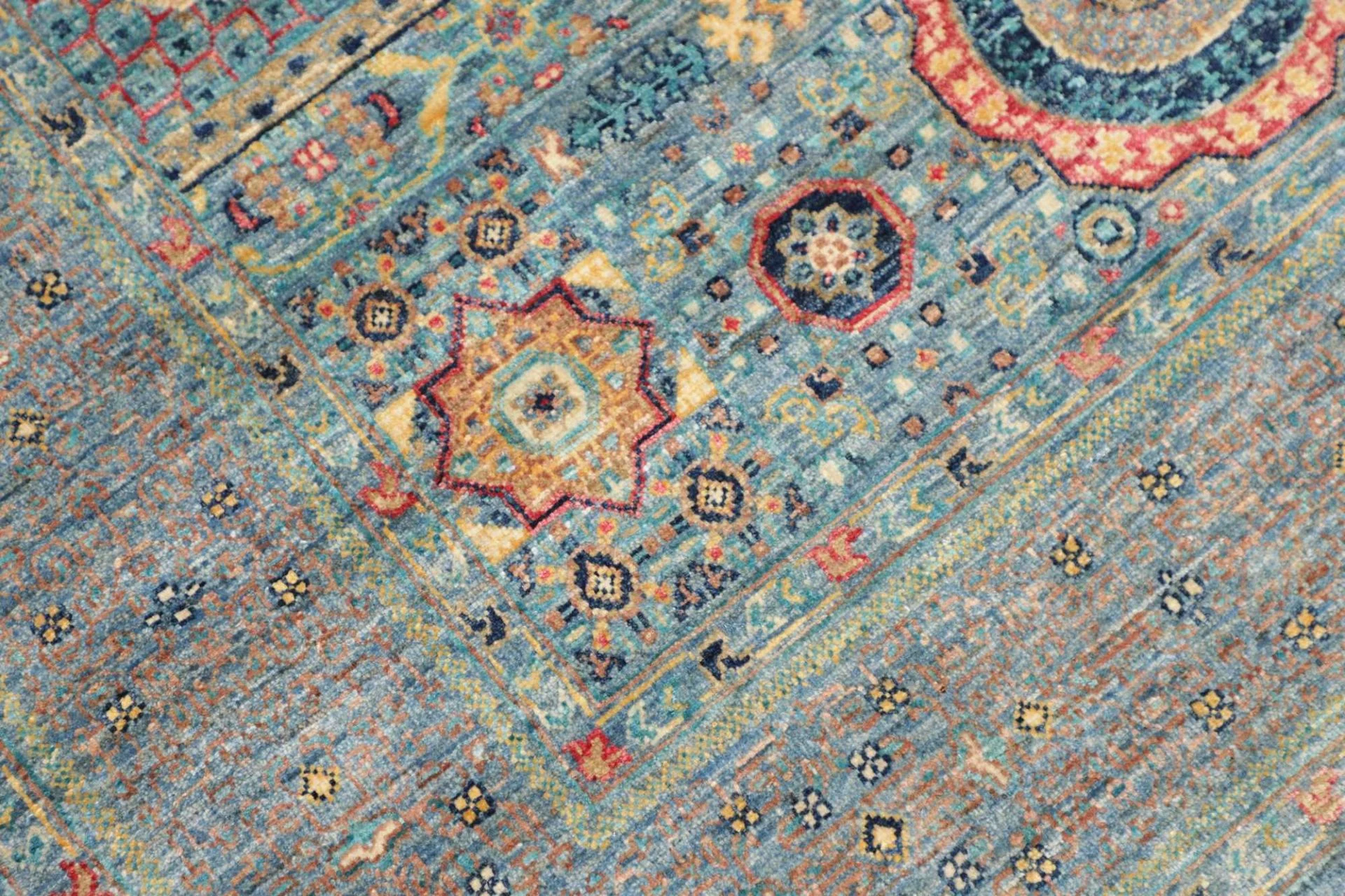 Mamluk Pakistani Rug 125 × 189 cm, Wool, hand-knotted