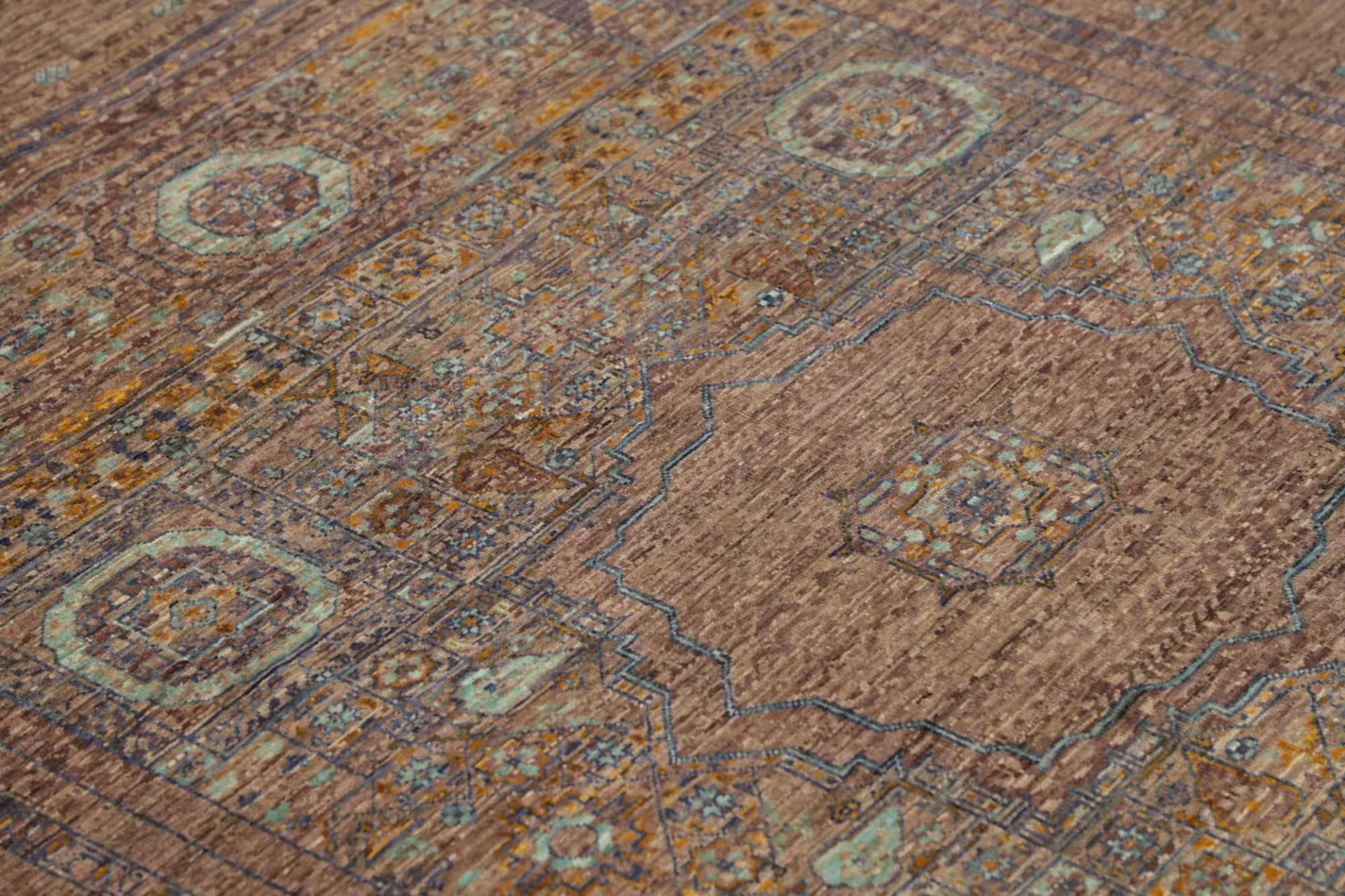 Mamluk Pakistani Rug 152 × 197 cm, Wool, hand-knotted