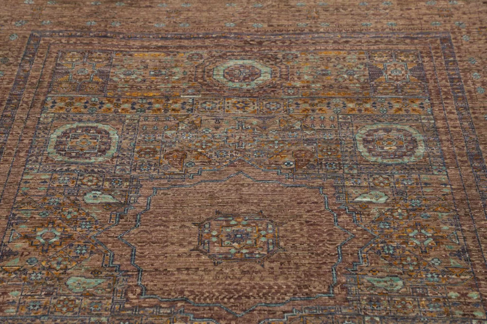 Mamluk Pakistani Rug 152 × 197 cm, Wool, hand-knotted
