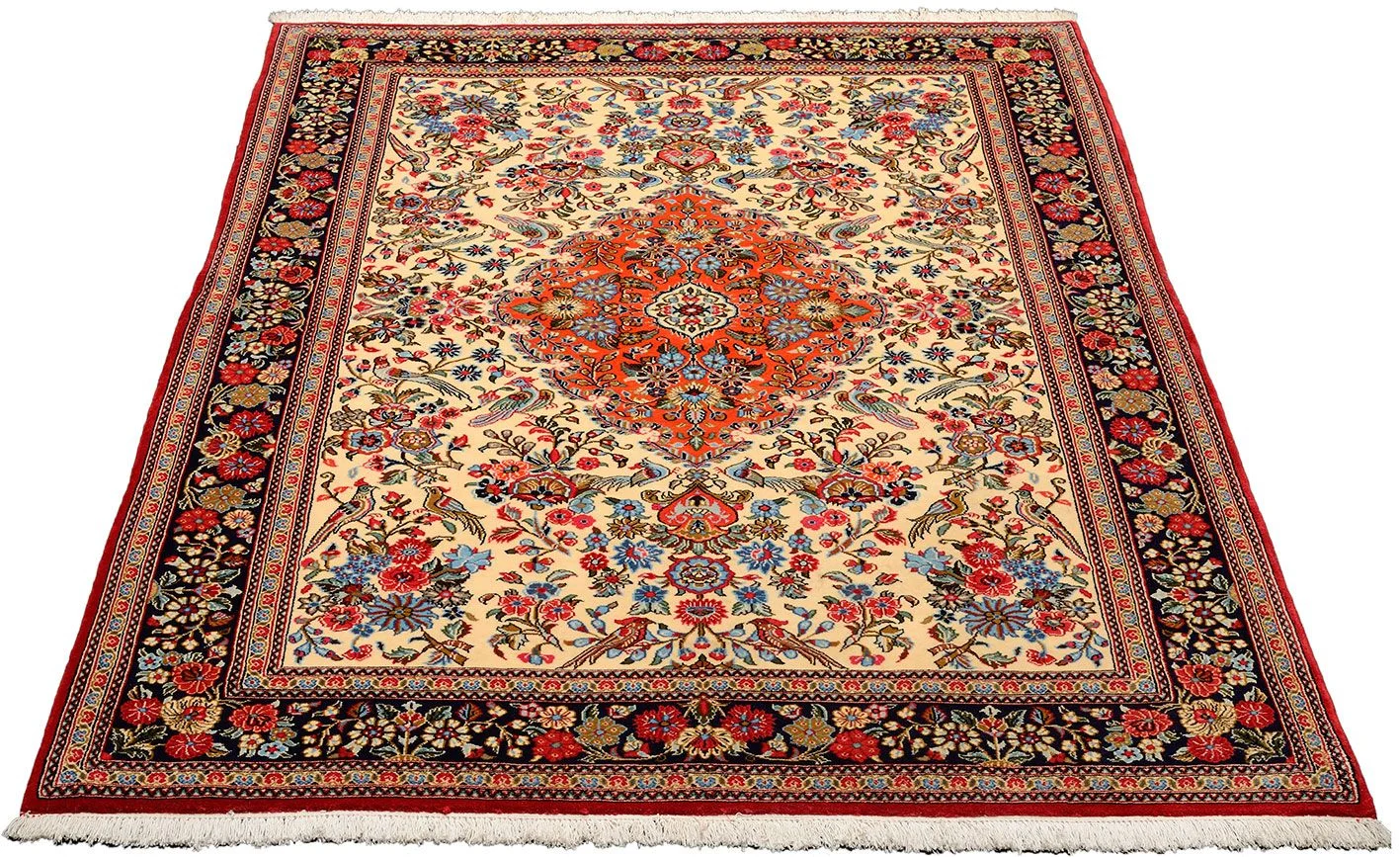 Qom Persian Rug 143 × 213 cm, Wool, hand-knotted