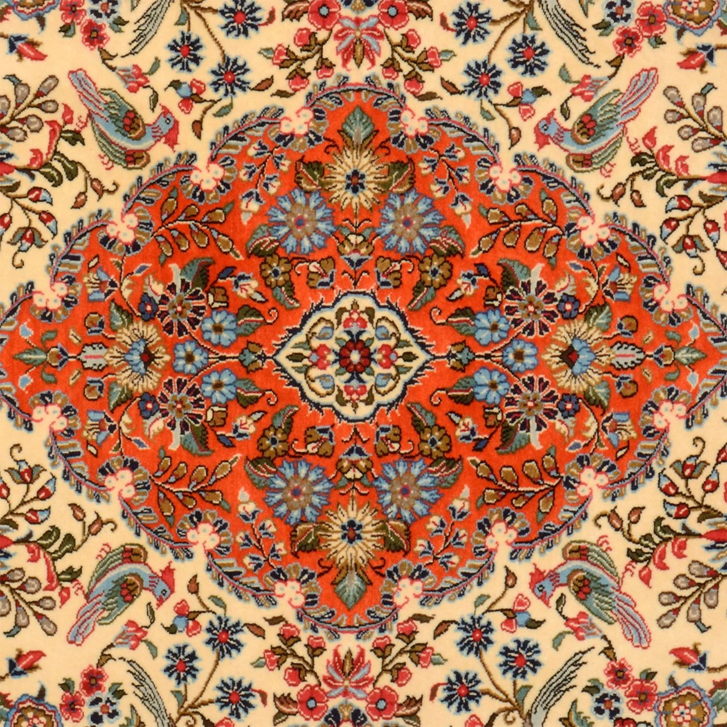 Qom Persian Rug 143 × 213 cm, Wool, hand-knotted