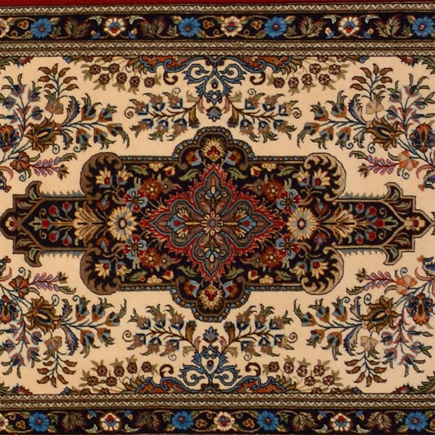 Hand-Knotted Wool Qom Persian Rug, 80 × 410 cm