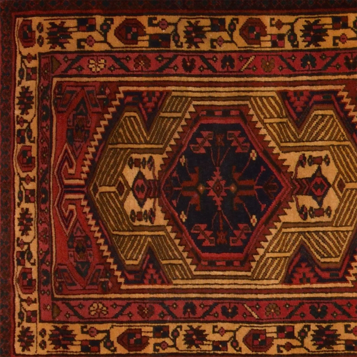 Persian Rug — hand-knotted, 96 × 340 cm, Wool