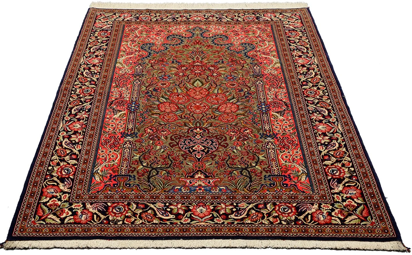 Qom Persian Rug 149 × 217 cm, Wool, hand-knotted