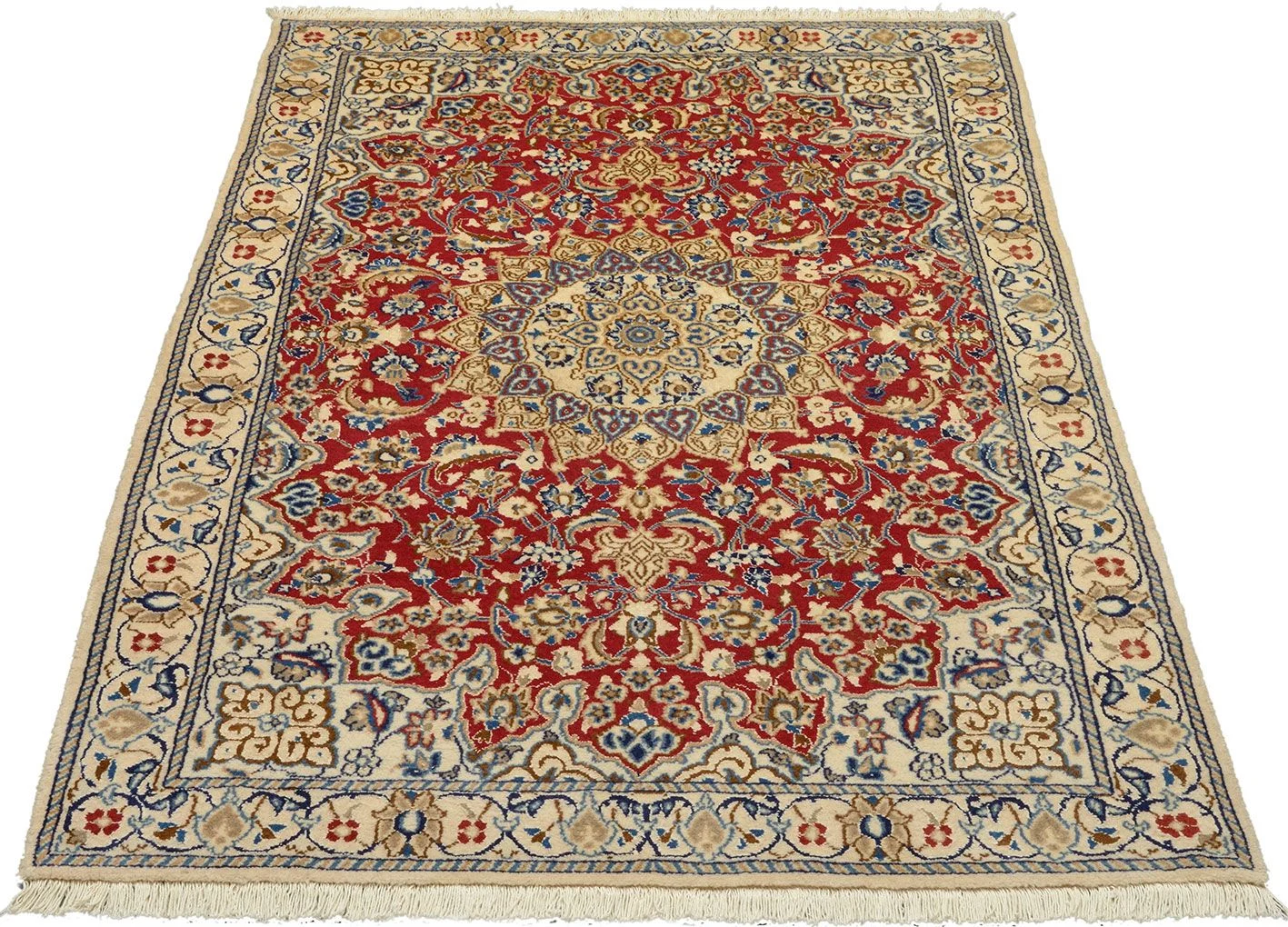 perserteppich-nain-114-x-194-cm-schurwolle-handgeknupft-1 Hand-Knotted Wool Nain Persian Rug, 114 × 194 cm