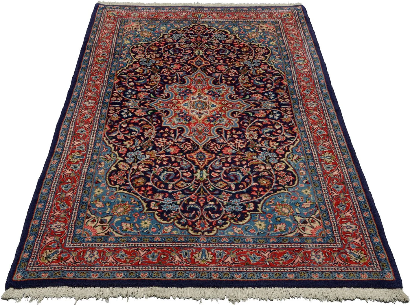 perserteppich-sarough-135-x-223-cm-schurwolle-handgeknupft-1 Hand-Knotted Wool Sarouk Persian Rug, 135 × 223 cm
