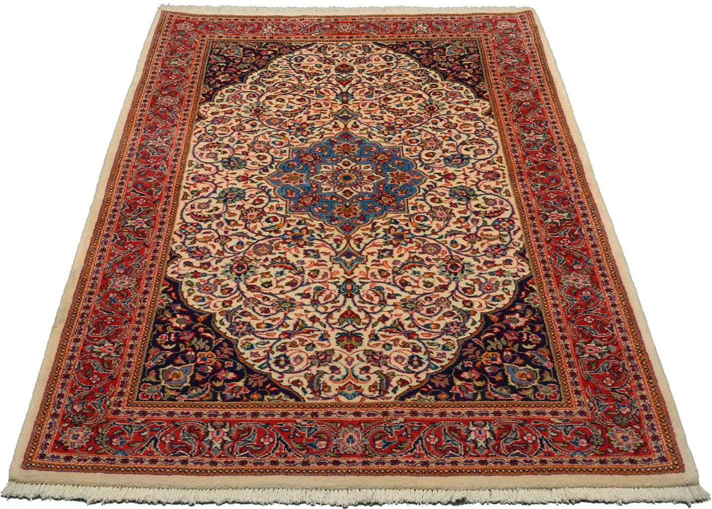 Sarouk Persian Rug 138 × 215 cm, Wool, hand-knotted