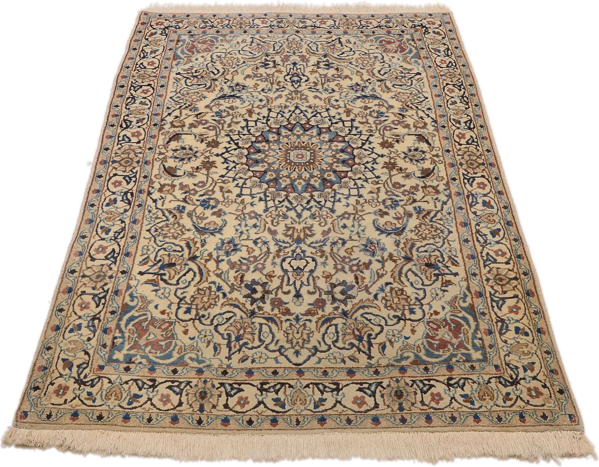 Nain Persian Rug 115 × 205 cm, Wool, hand-knotted