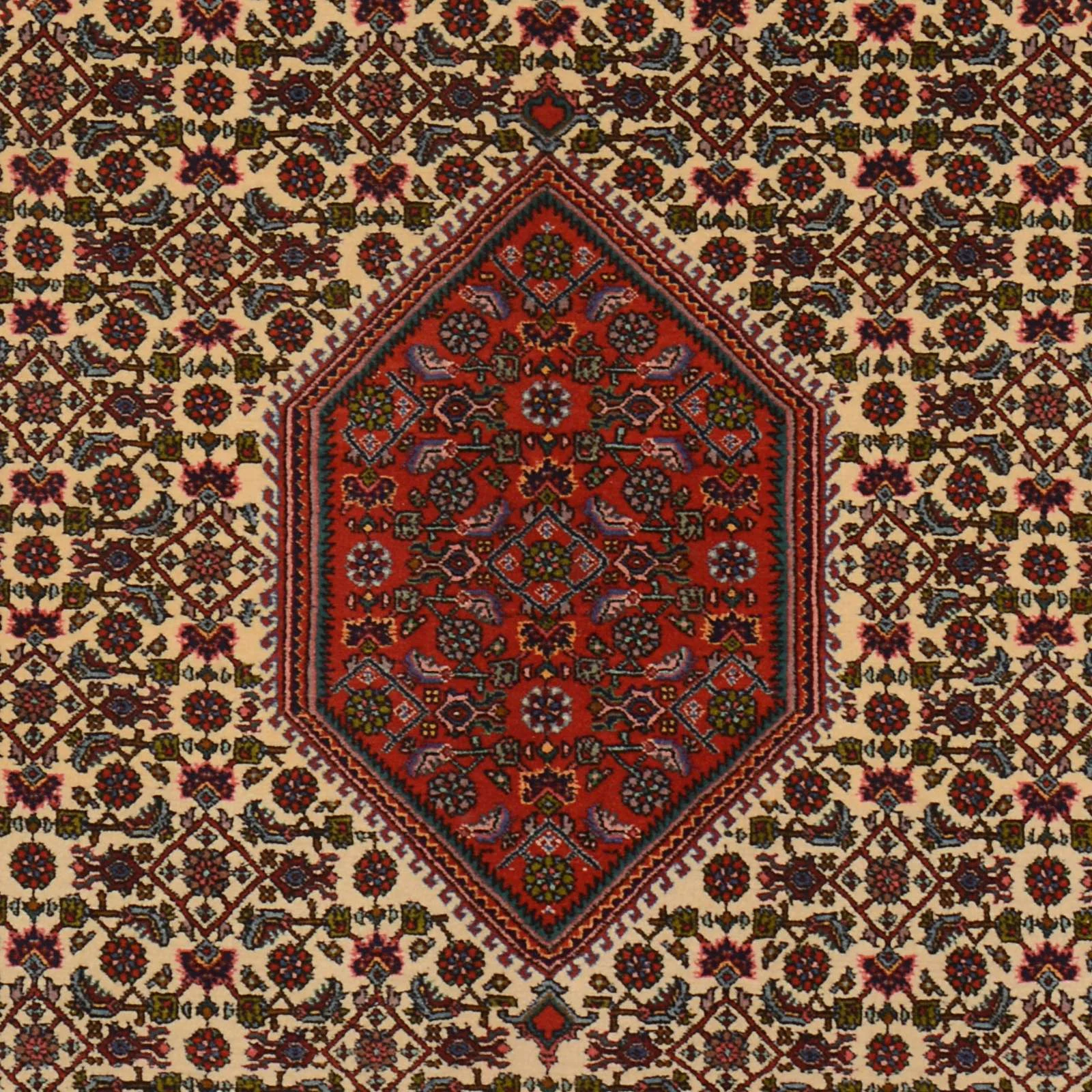 Hand-Knotted Wool Bijar Persian Rug, 114 × 177 cm