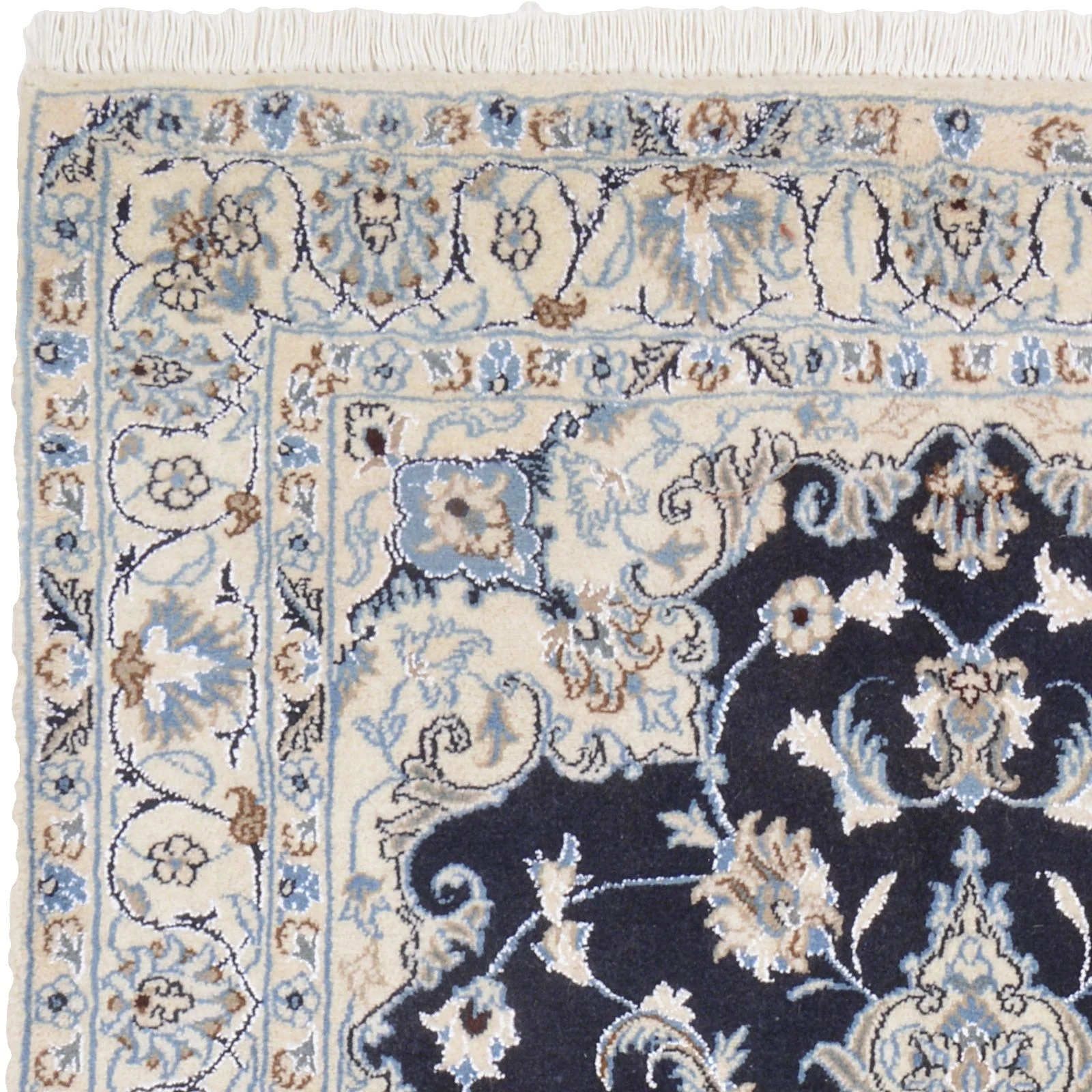 Nain Persian Rug 122 × 217 cm, Wool, hand-knotted