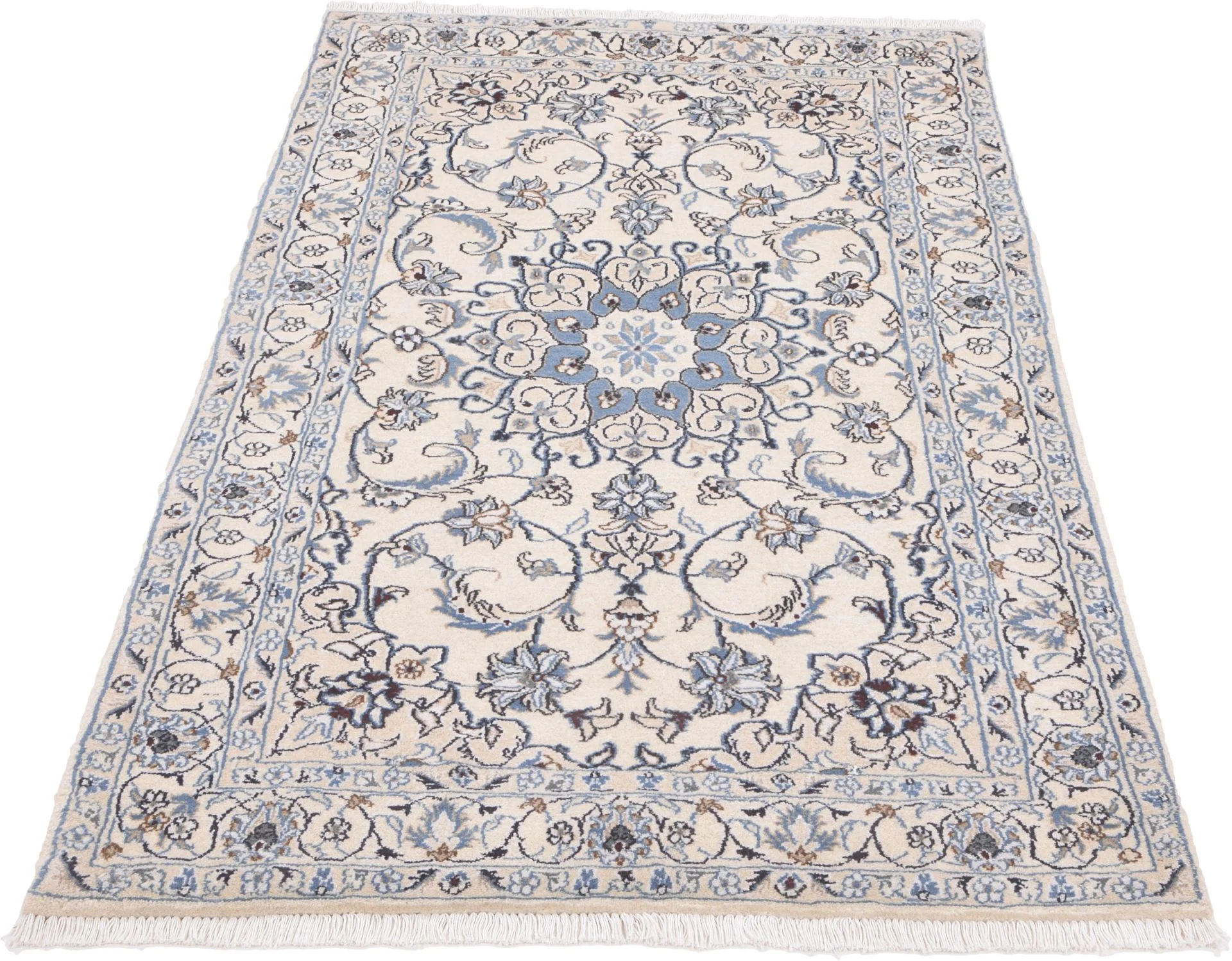 Nain Persian Rug — hand-knotted, 117 × 212 cm, Wool