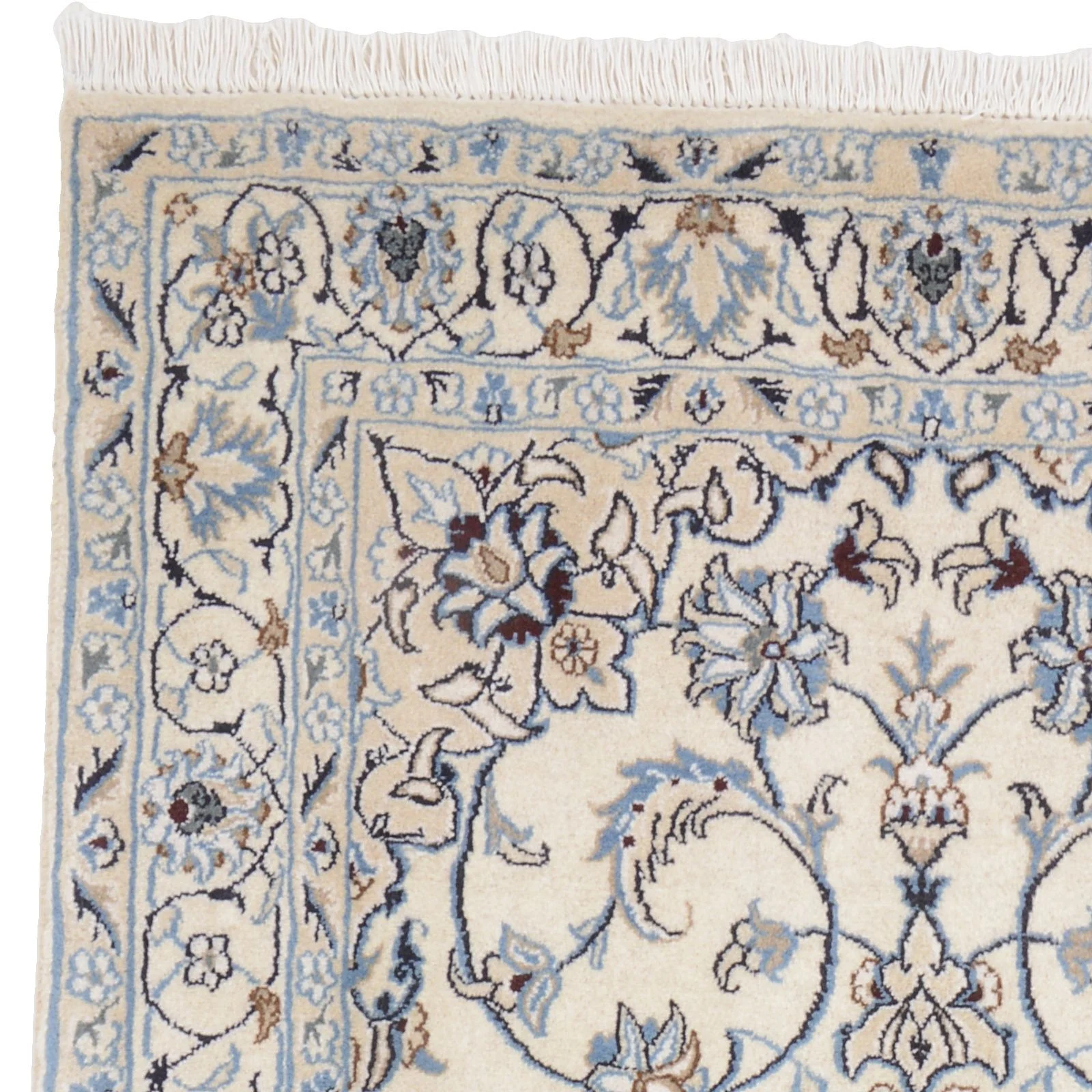 Nain Persian Rug — hand-knotted, 117 × 212 cm, Wool
