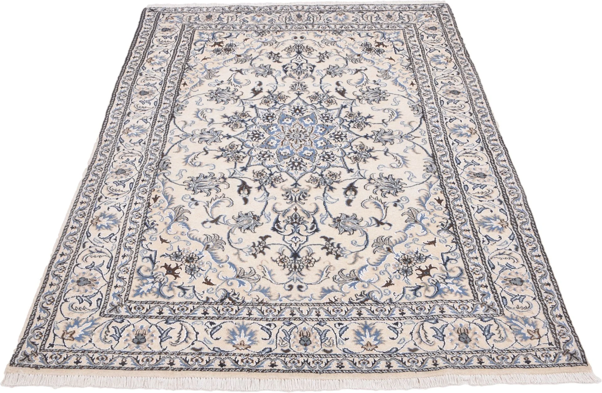 Nain Persian Rug 165 × 238 cm, Wool, hand-knotted