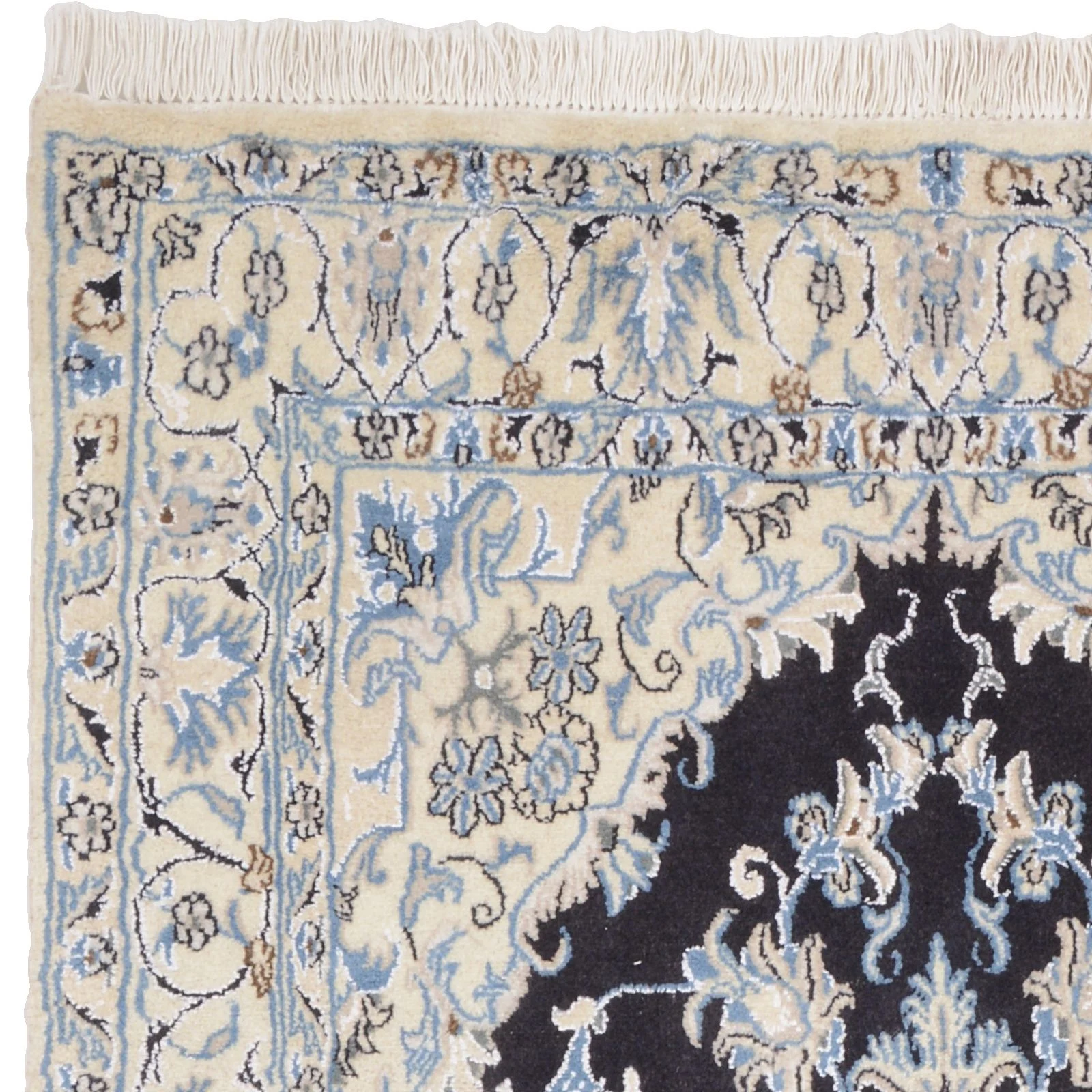 Nain Persian Rug — hand-knotted, 115 × 221 cm, Wool