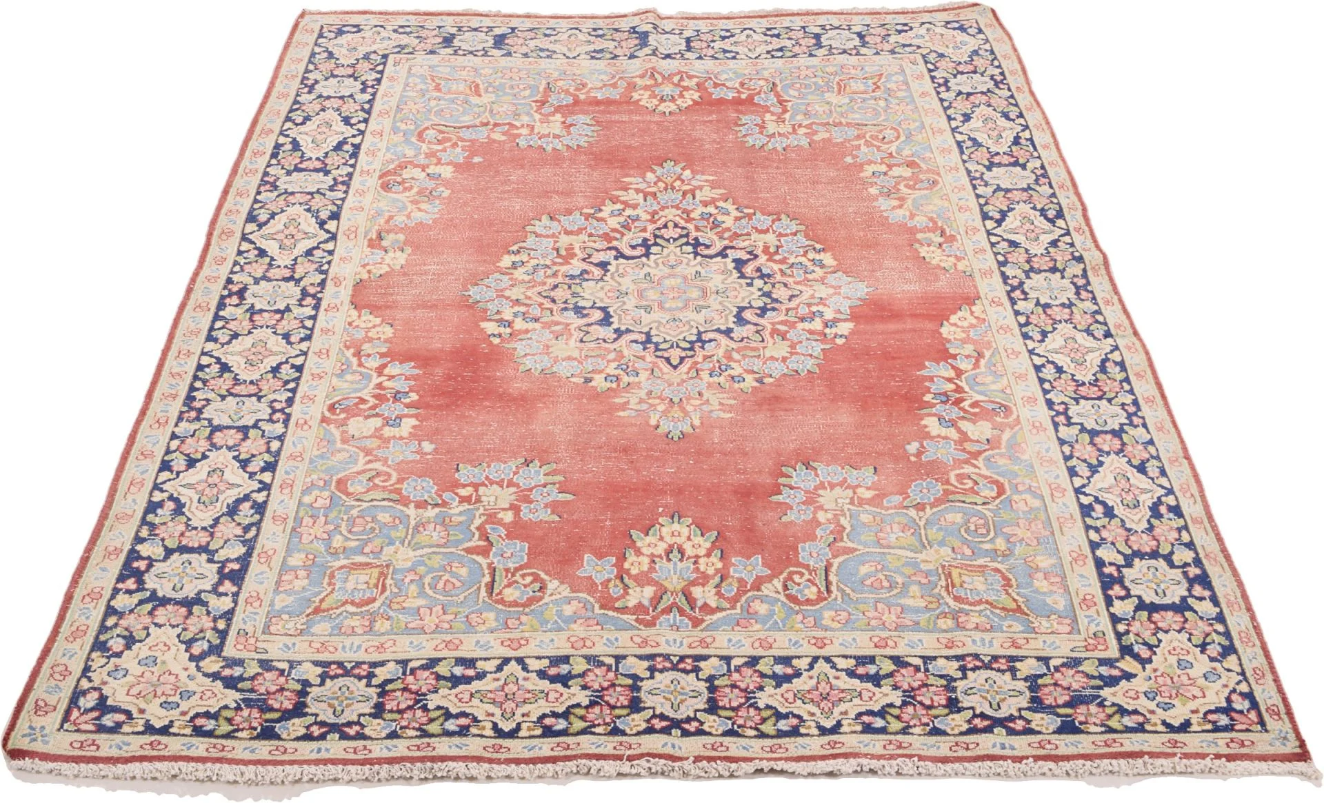Hand-Knotted Wool Pakistani Rug, 152 × 217 cm