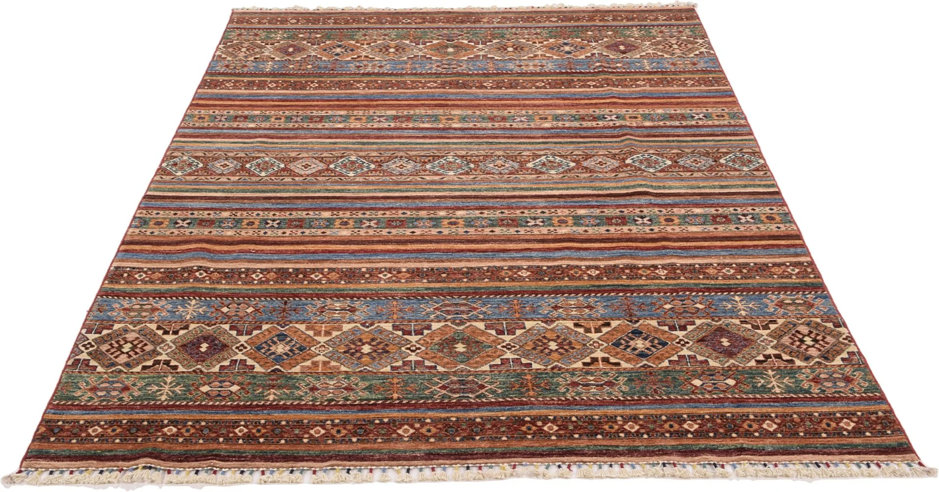Samarkand Pakistani Rug 199 × 295 cm, Wool, hand-knotted