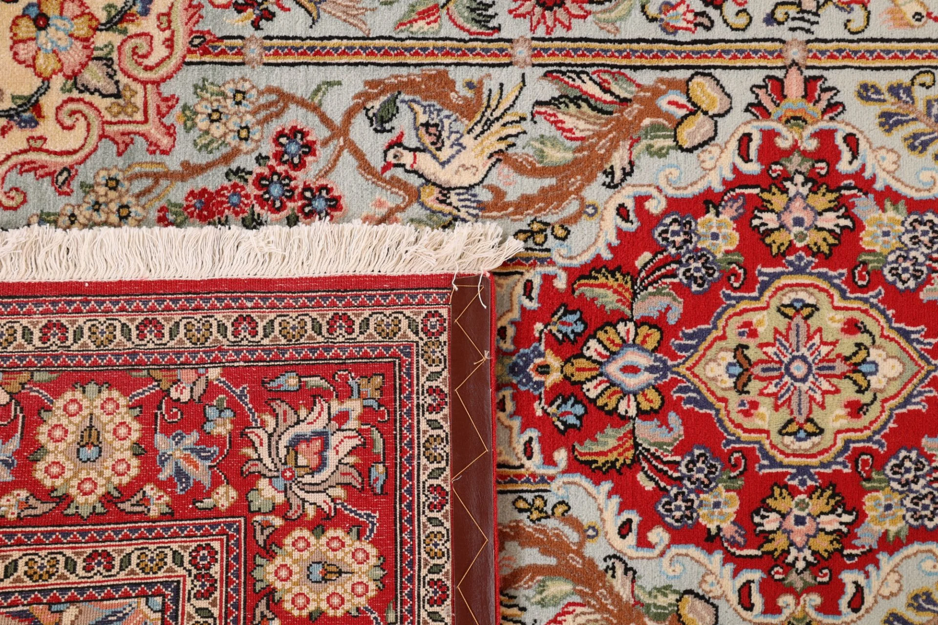 Qom Persian Rug — hand-knotted, 132 × 194 cm, Wool