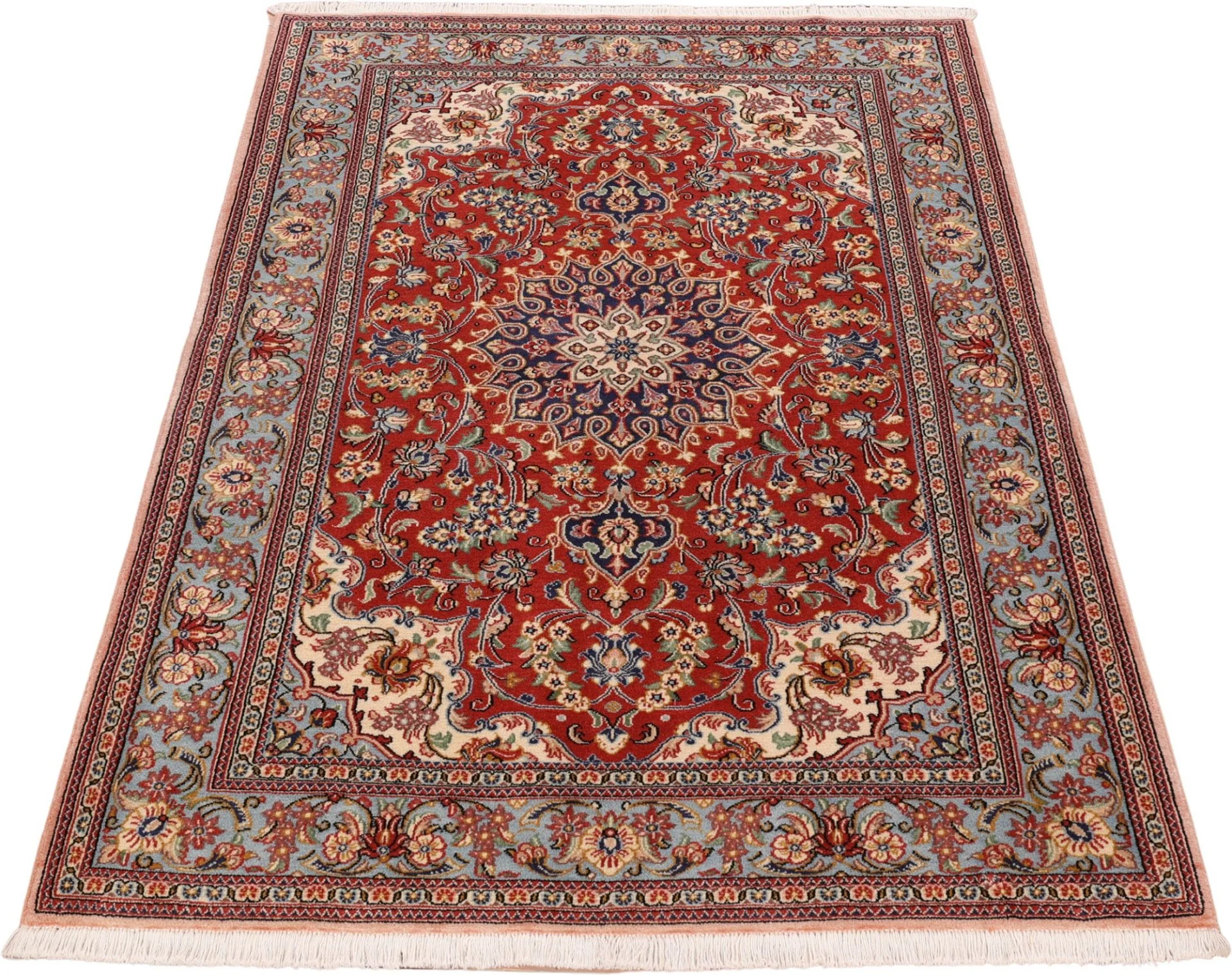 perserteppich-ghom-128-x-194-cm-schurwolle-handgeknupft-6 Qom Persian Rug — hand-knotted, 128 × 194 cm, Wool